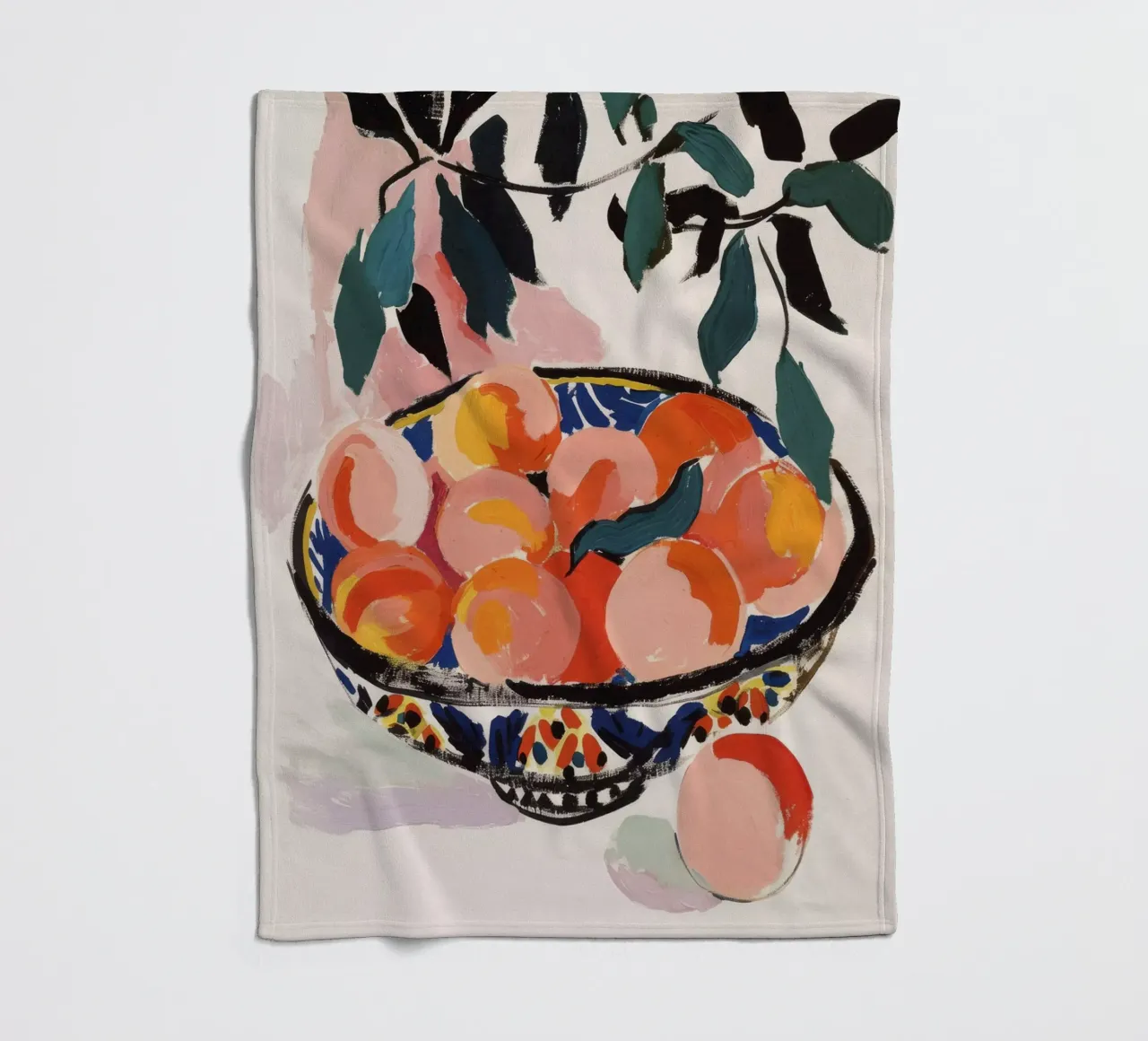Fresh Peaches No 1 coperta in pile da treechild