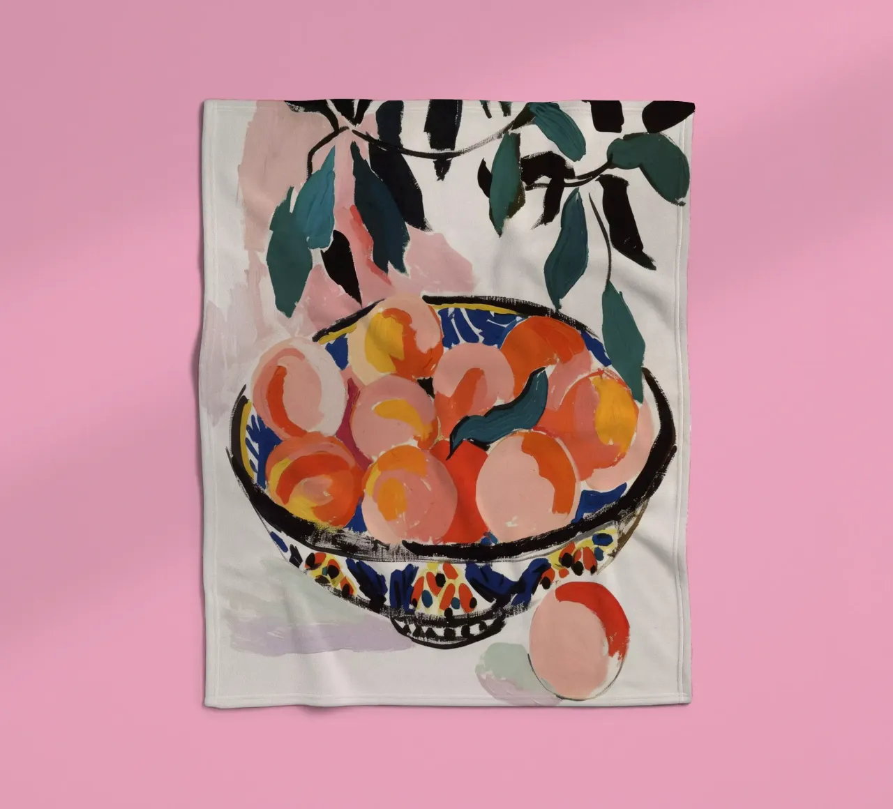 Fresh Peaches No 1 coperta in pile da treechild