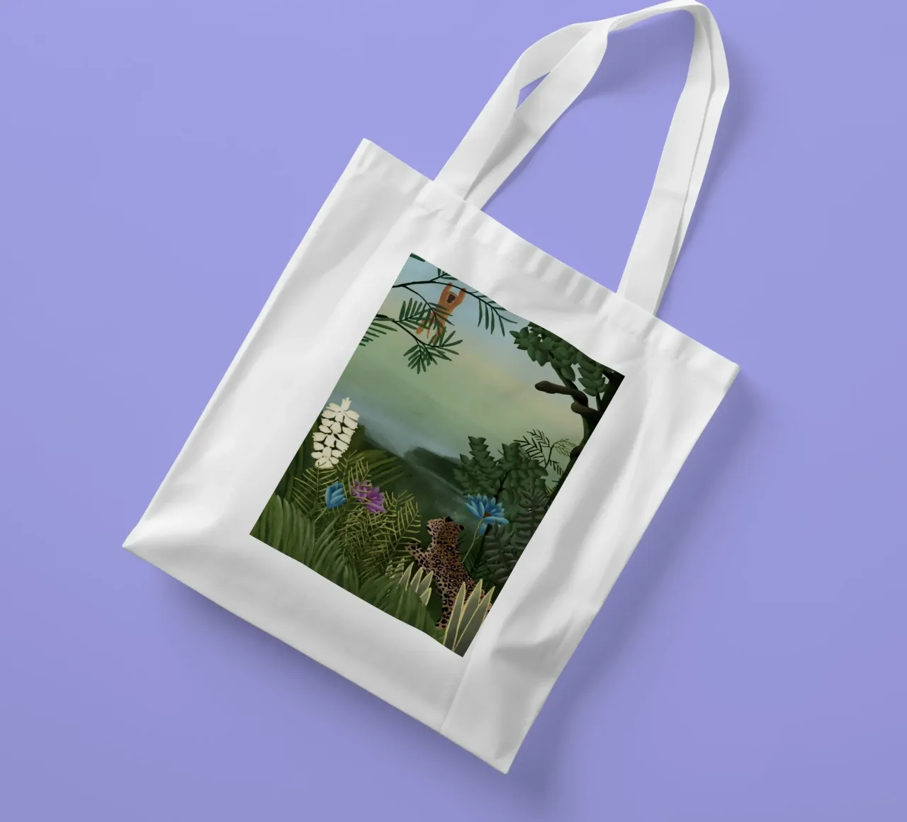 condizioni della foresta piene di minacce borsa in juta da taylor shop