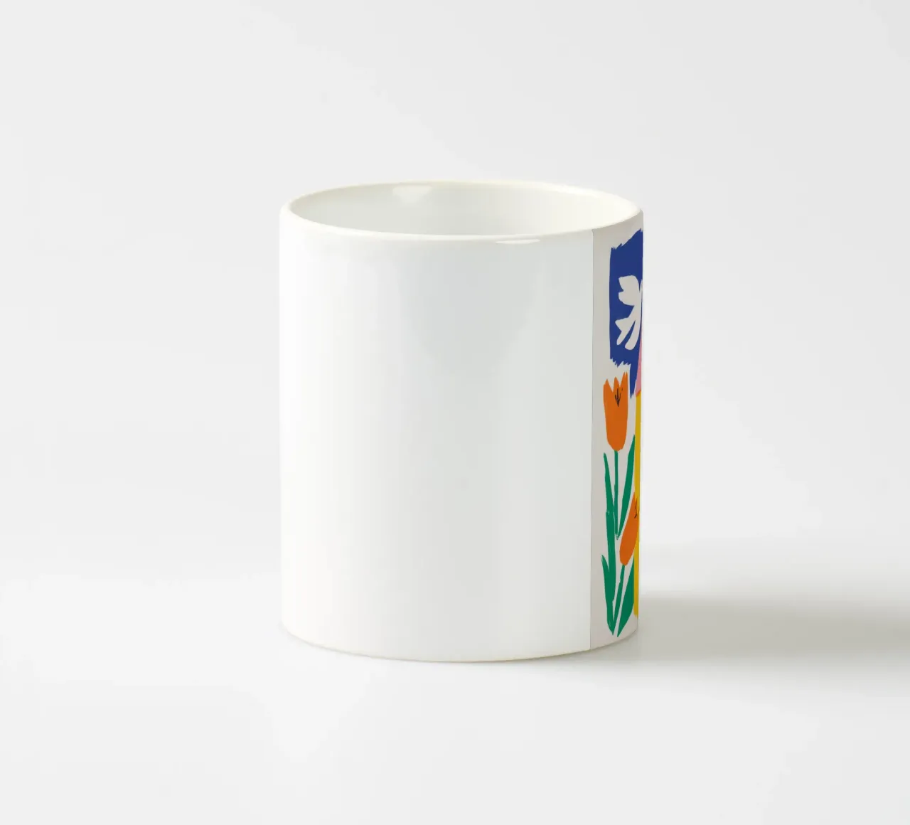 Villaggio popolare gioioso tazza in ceramica da Line Fable