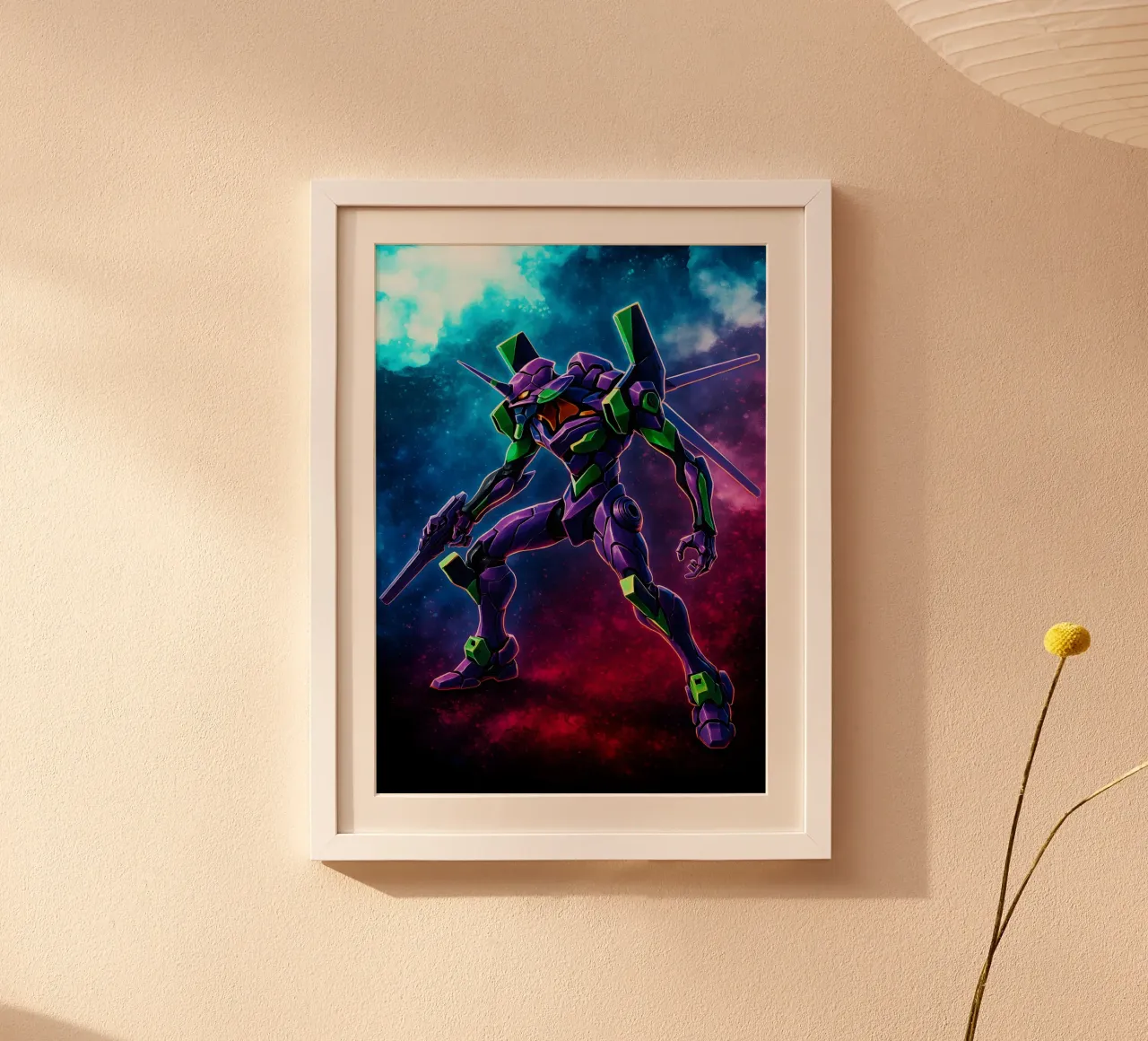 Soul Of Neon Genesis Evangelion Evangelion Unit-01 poster con telaio in plastica da DGSoulheroes