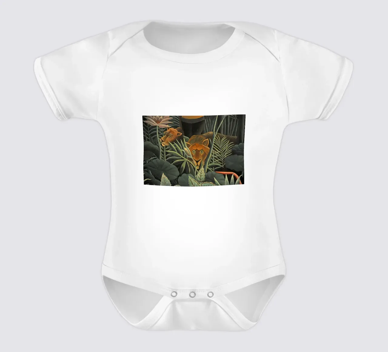 een troep leeuwen op de loer babyrompertje korte mouwen van taylor shop
