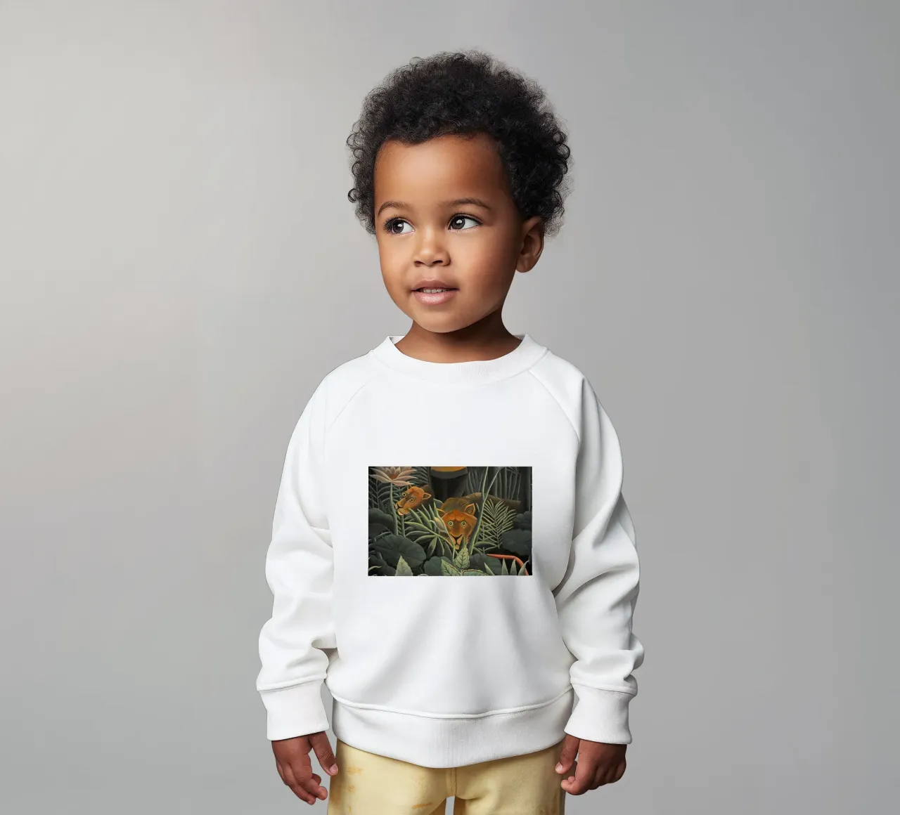 un branco di leoni in agguato felpa neonato da taylor shop