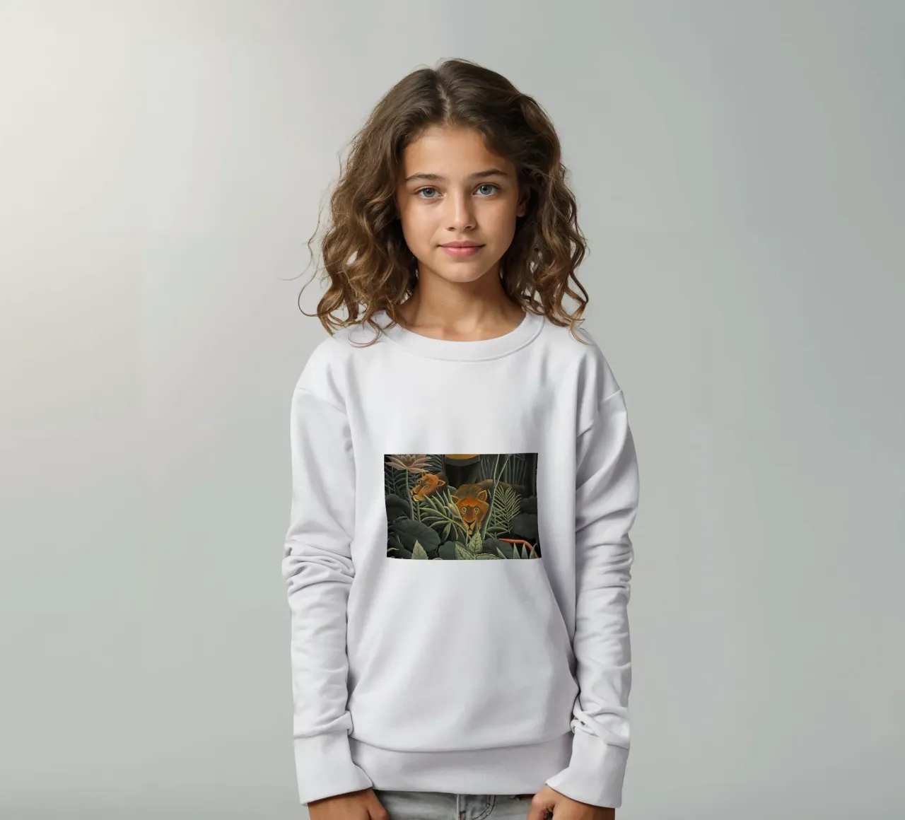 un branco di leoni in agguato felpa bambino da taylor shop
