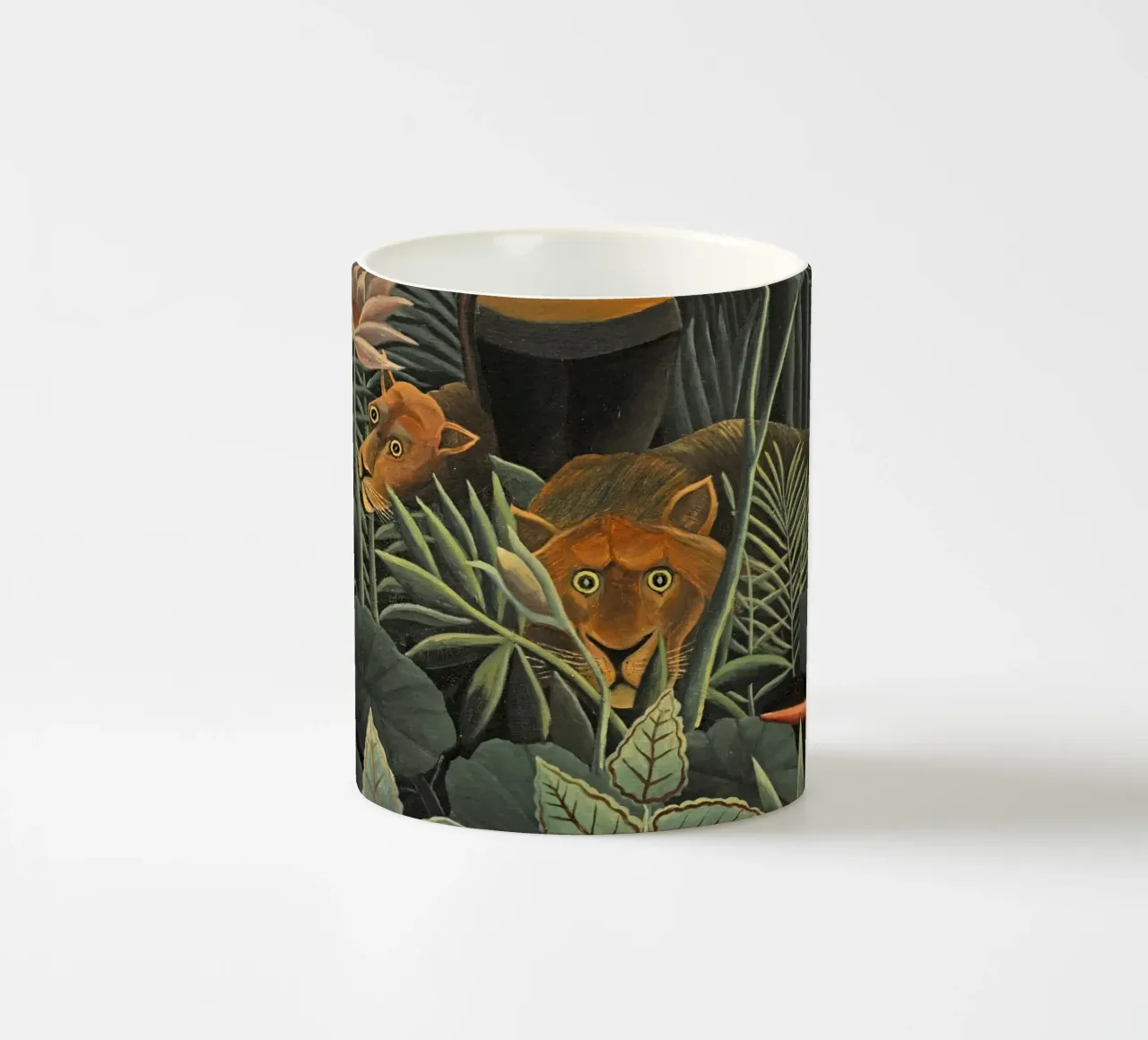 un branco di leoni in agguato tazza in ceramica da taylor shop