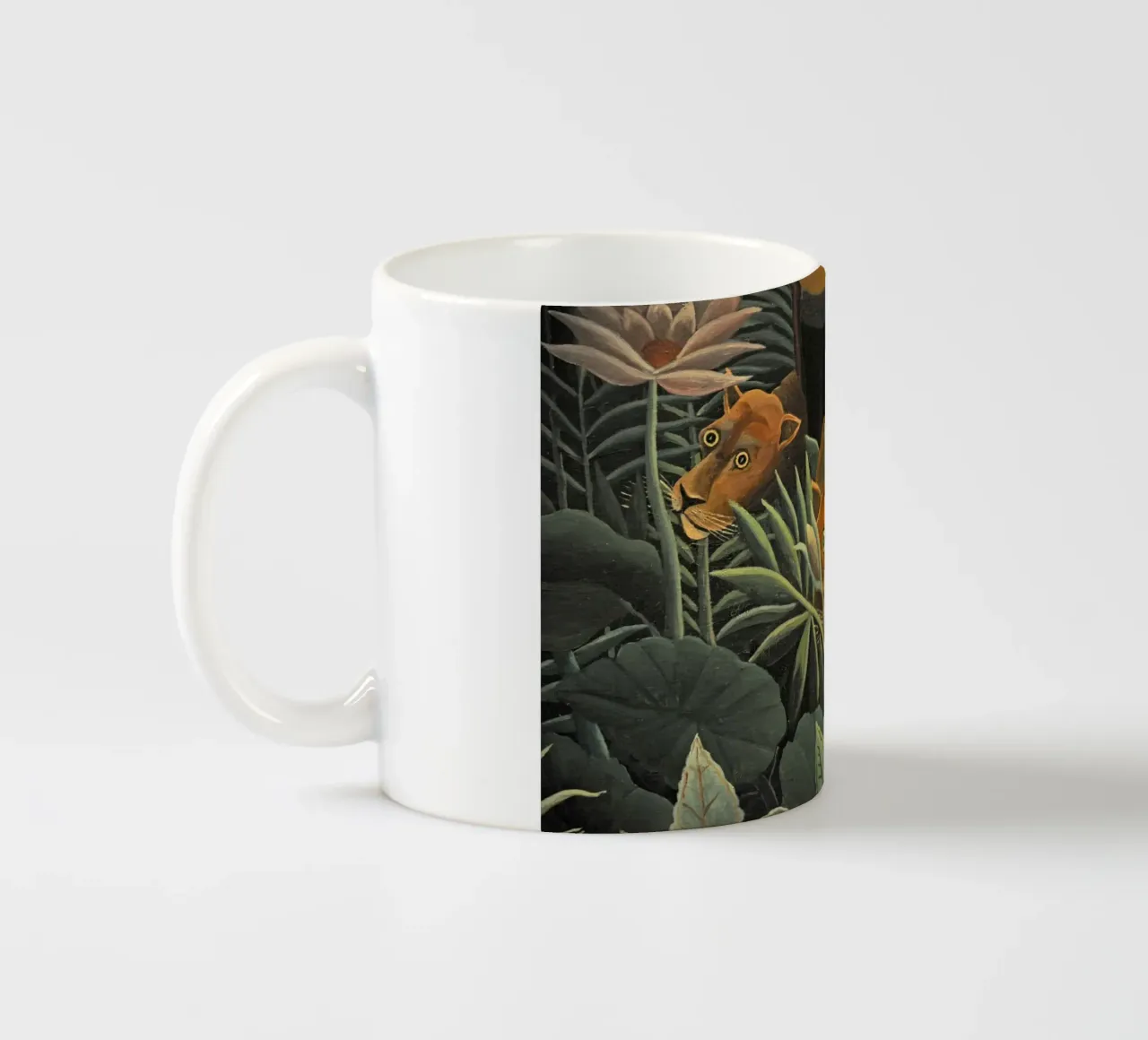 un branco di leoni in agguato tazza in ceramica da taylor shop