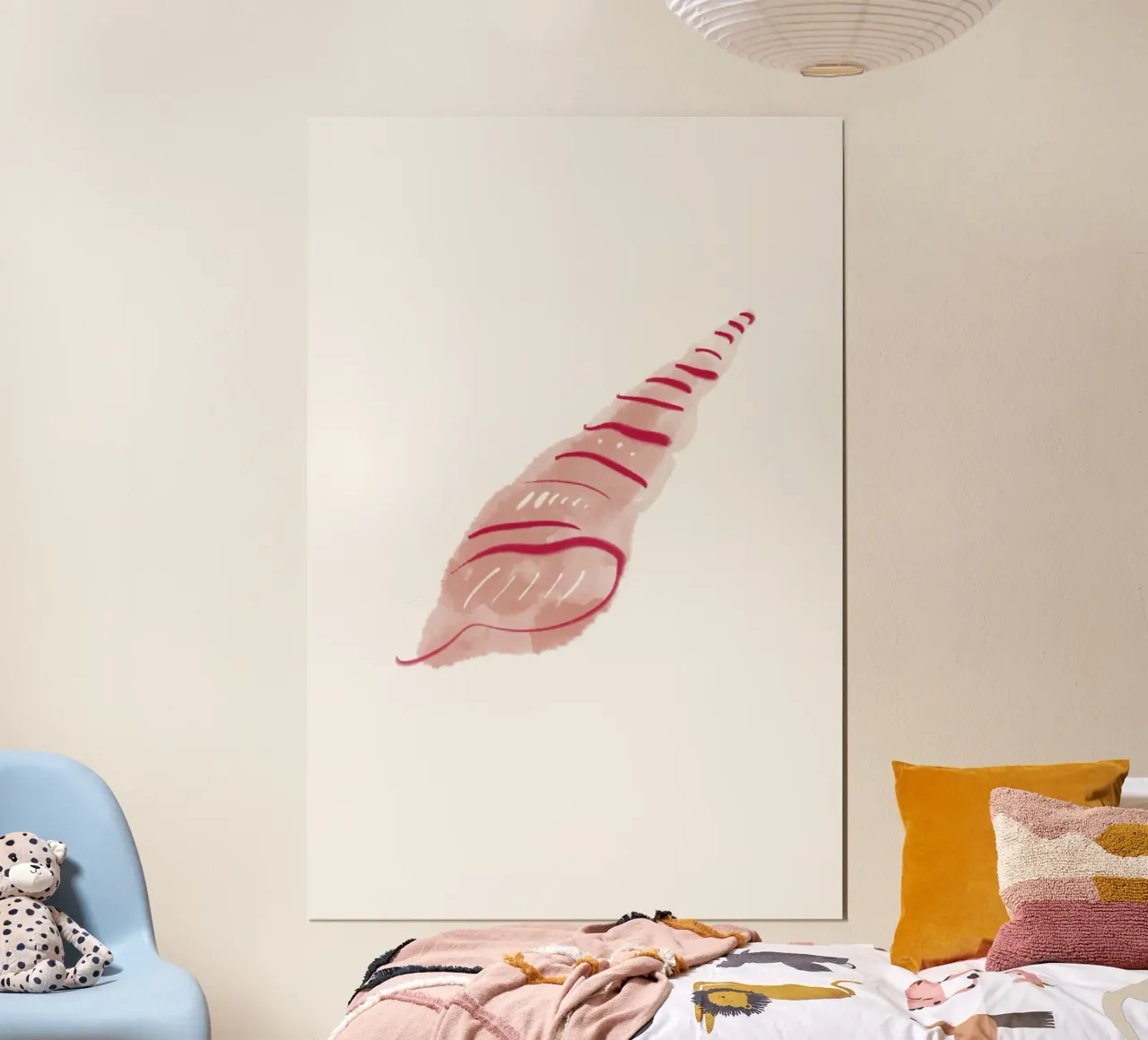 Sea Study No 03 poster con telaio in plastica da treechild