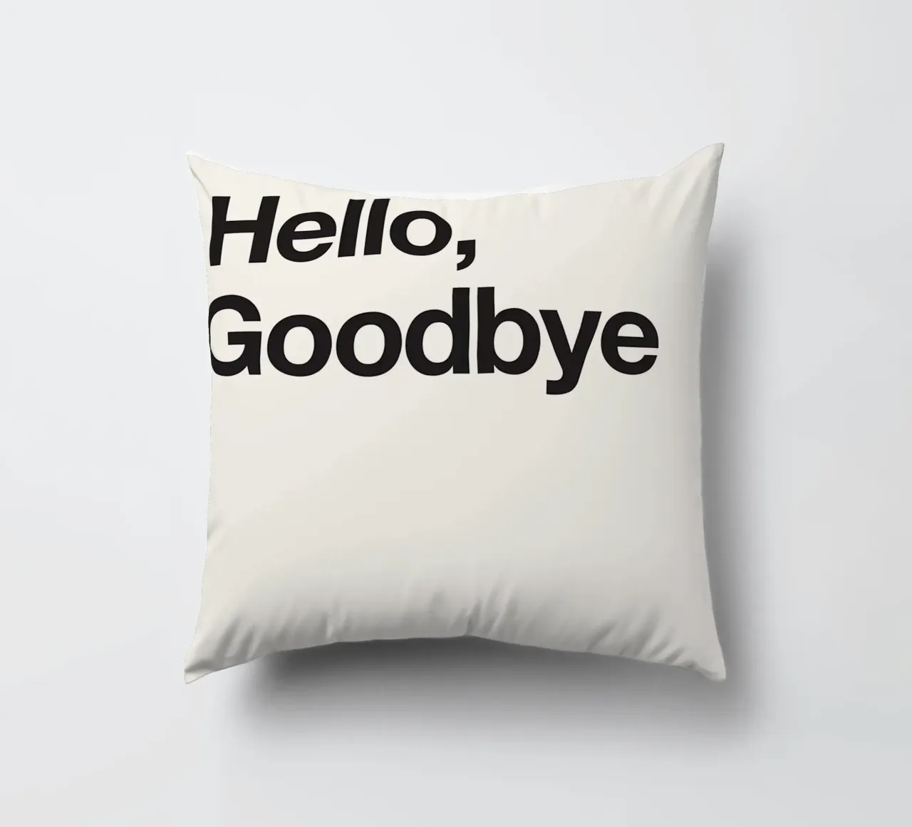 Hello, Goodbye cuscino da Alexa Bell