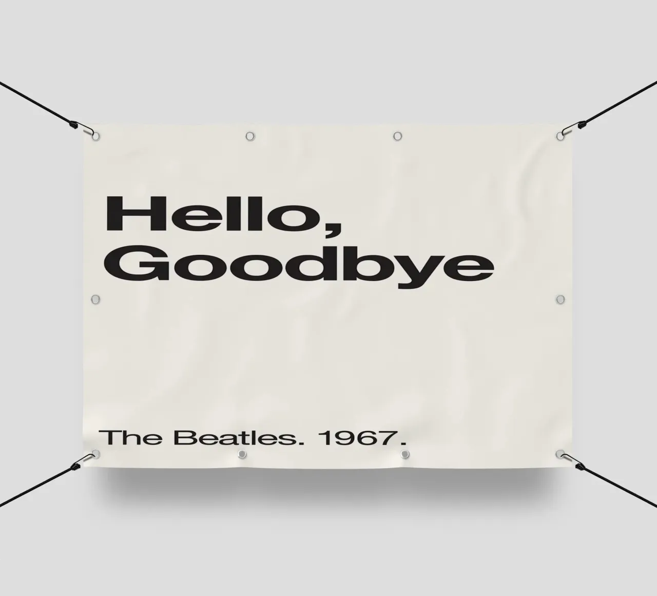 Hello, Goodbye telo in pvc da Alexa Bell