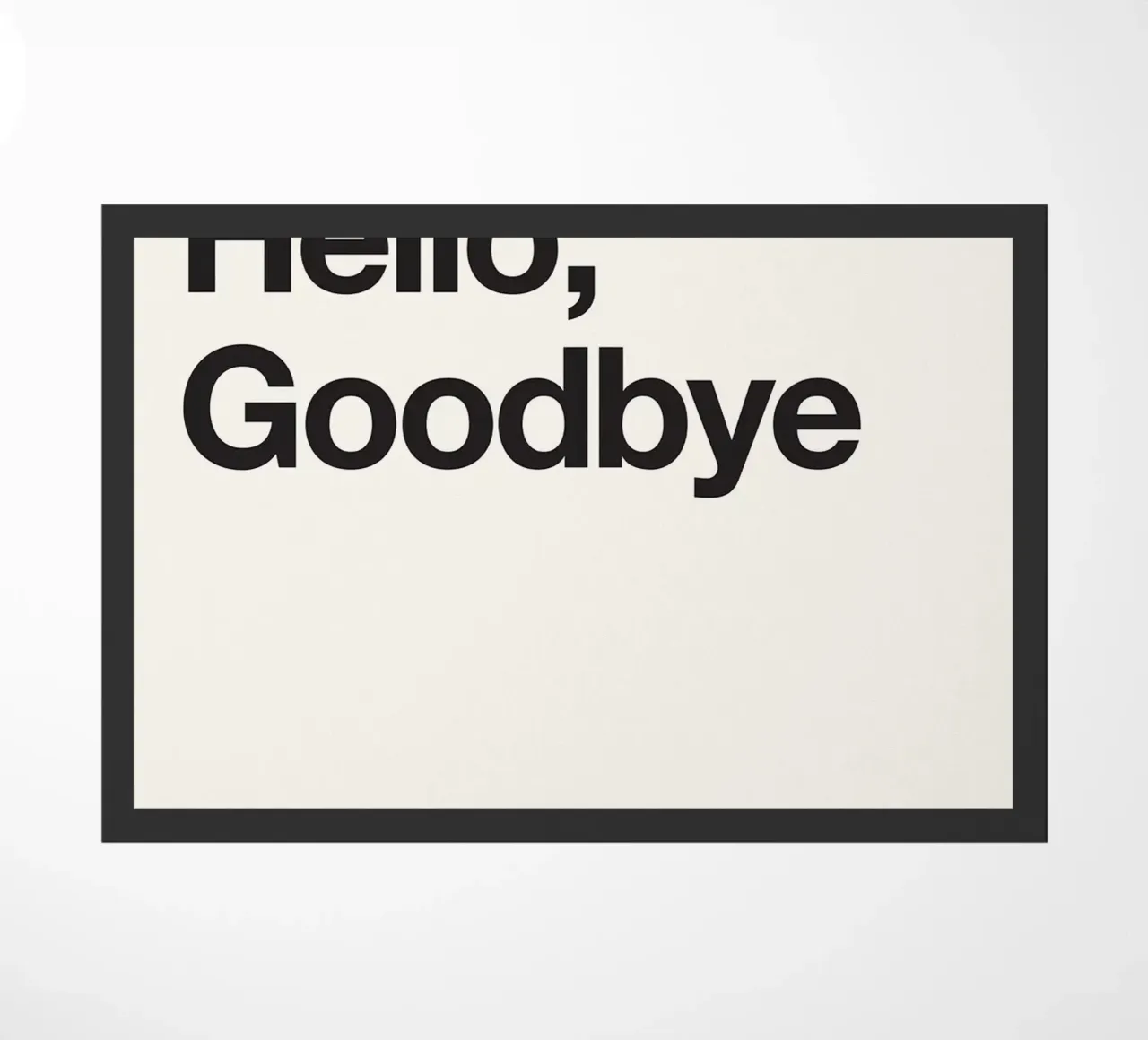 Hello, Goodbye zerbino da Alexa Bell