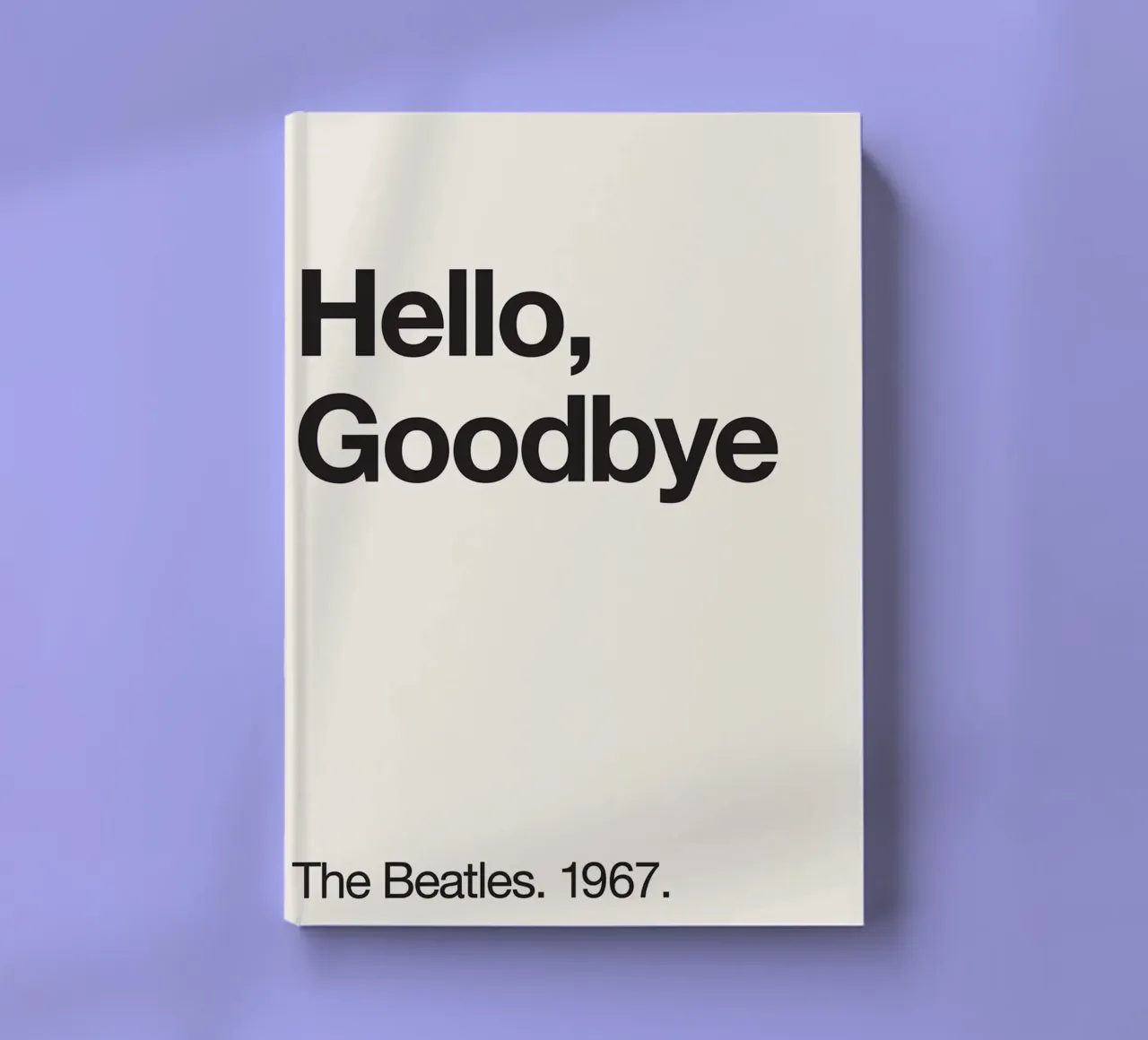 Hello, Goodbye notebook by Alexa Bell