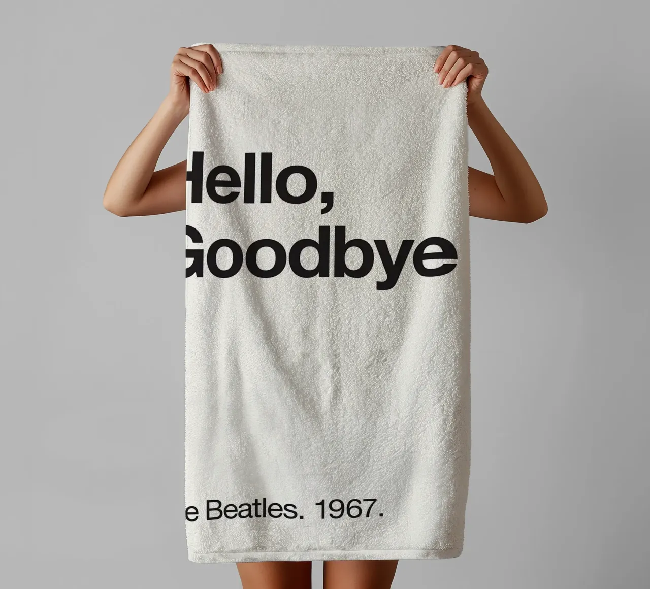 Hello, Goodbye asciugamano da bagno da Alexa Bell