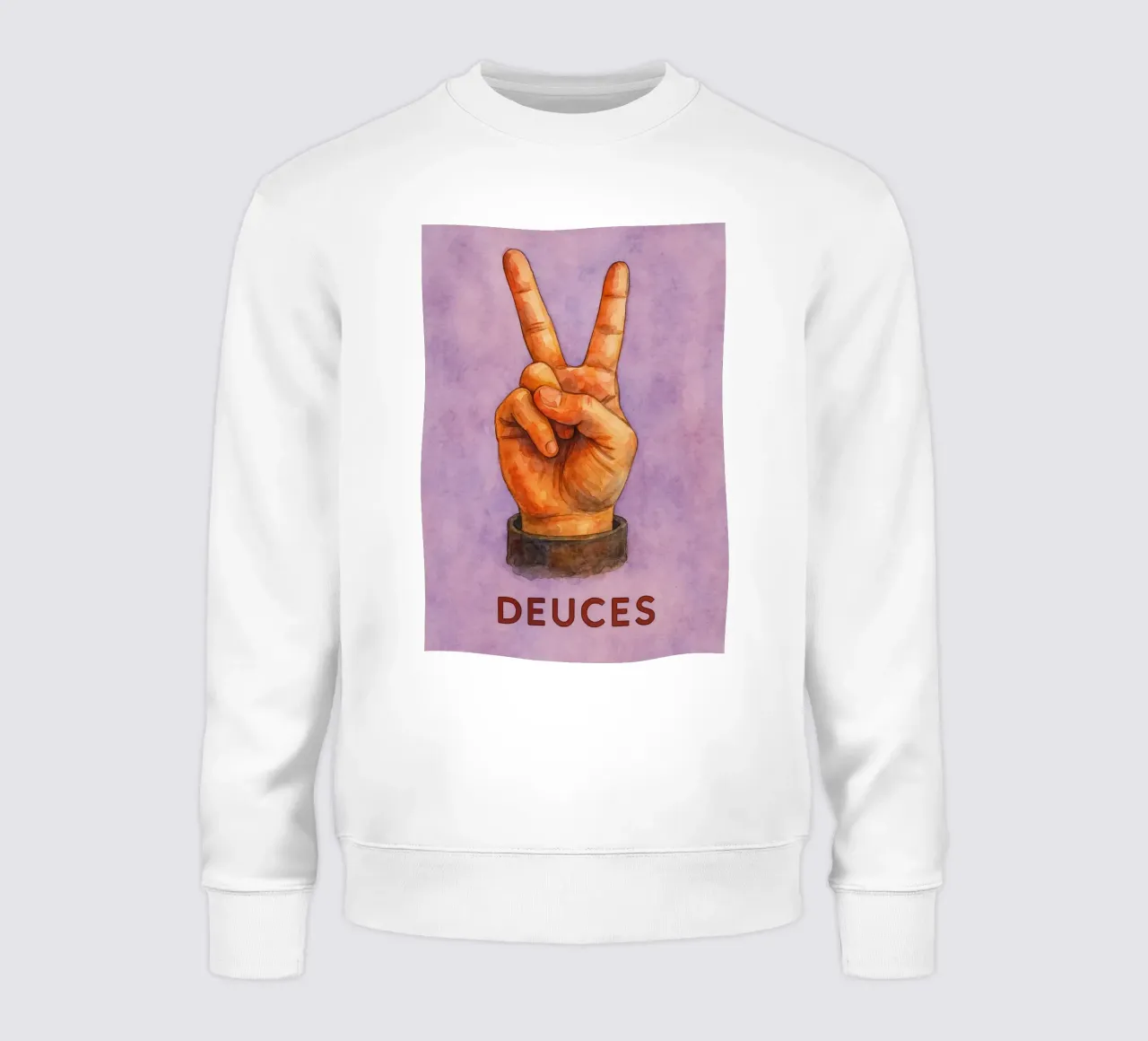 deuces two pittura con le dita felpa da Goldend