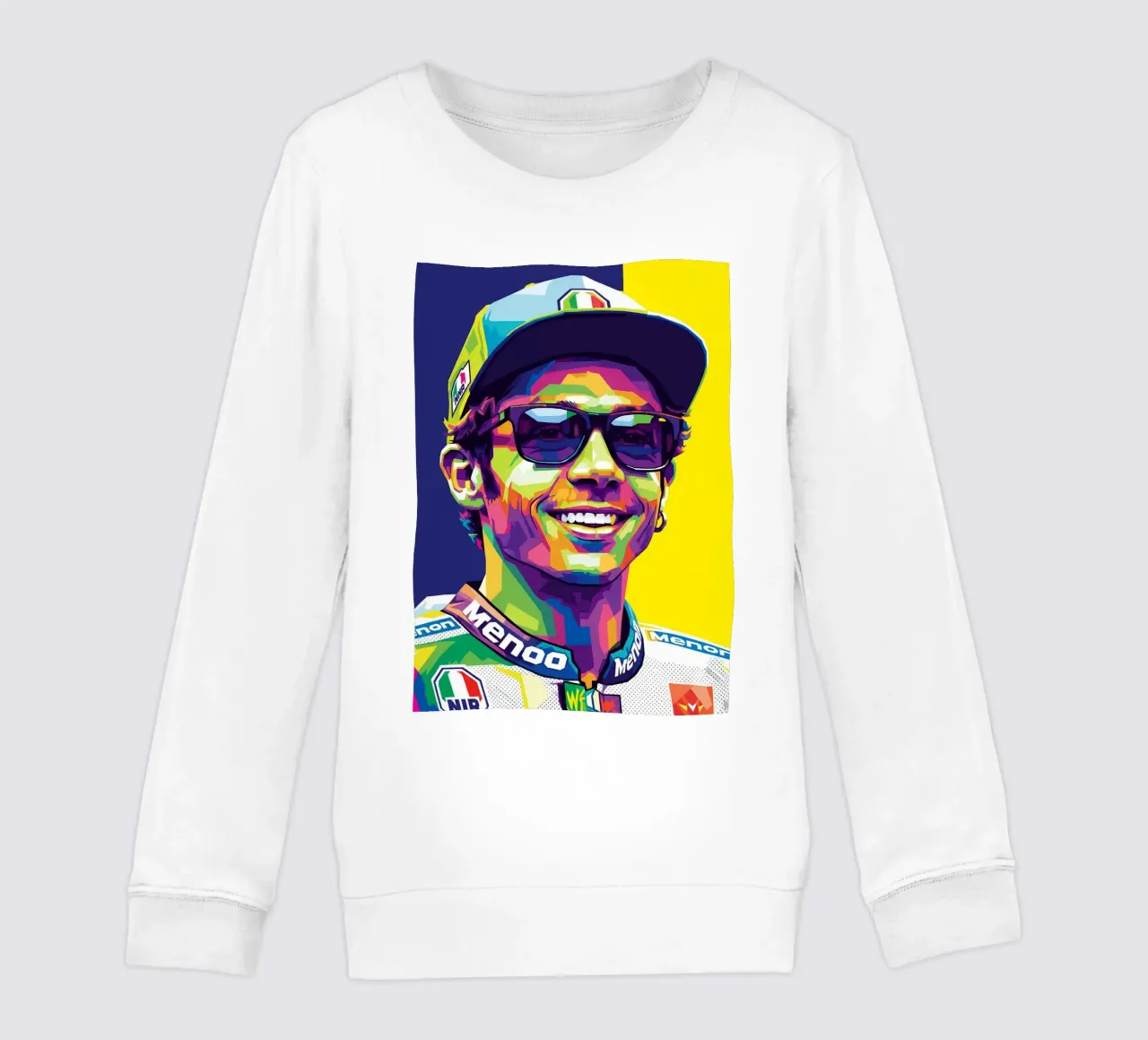 Valentino Rossi - WPAP art style (1) felpa bambino da Hantamrata