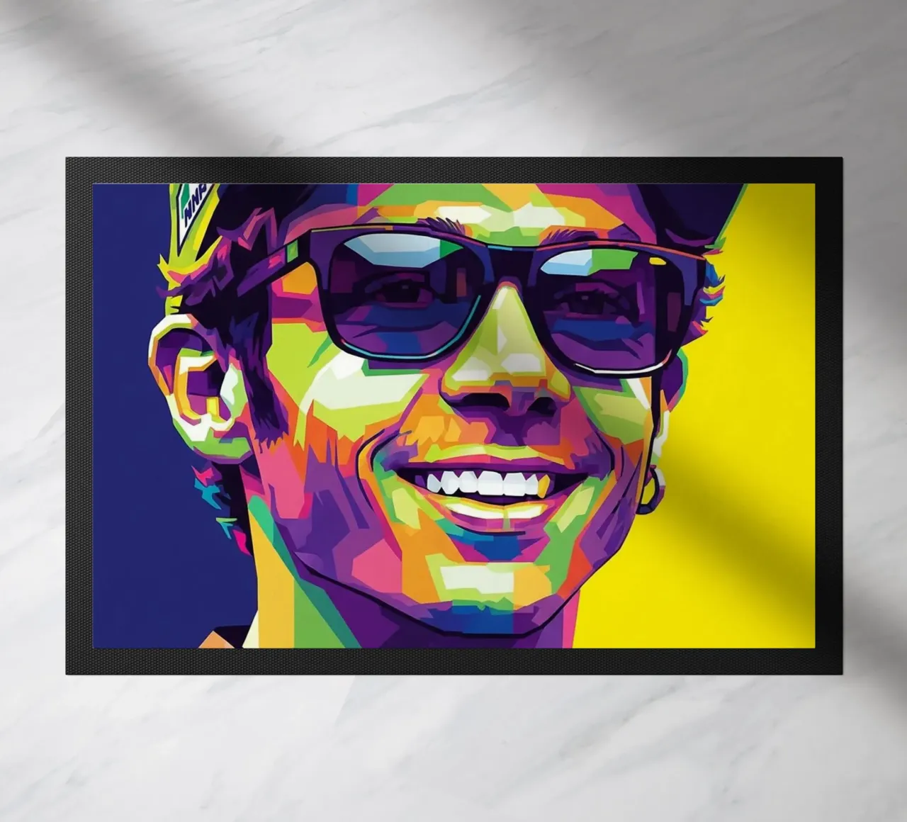 Valentino Rossi - WPAP art style (1) zerbino da Hantamrata