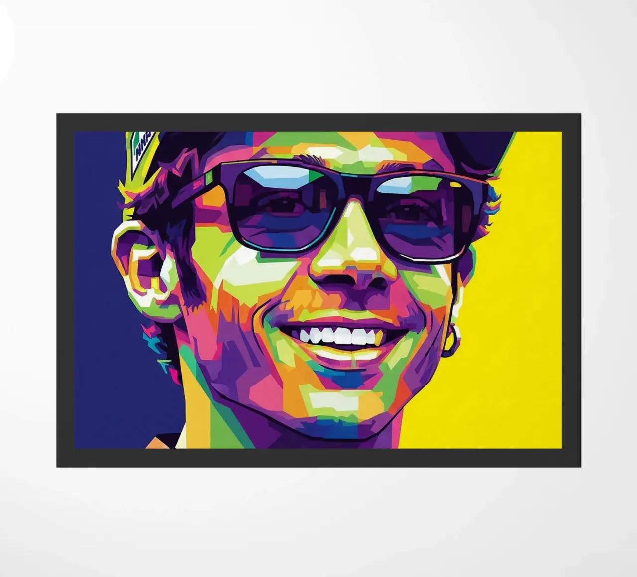 Valentino Rossi - WPAP art style (1) zerbino da Hantamrata