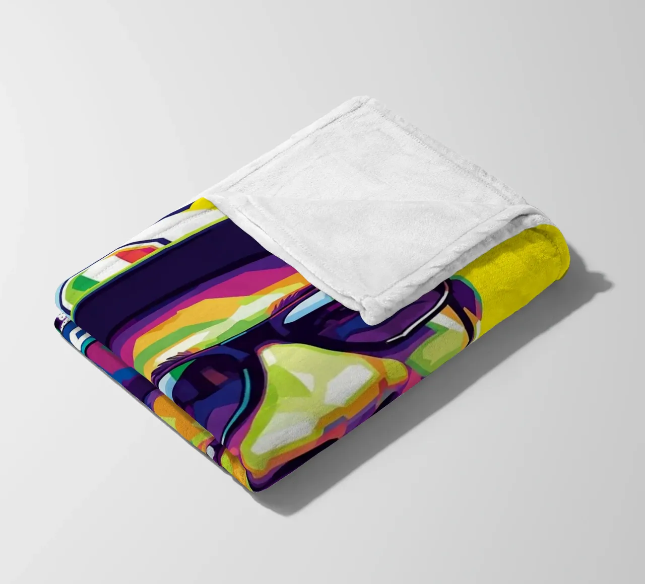 Valentino Rossi - WPAP art style (1) coperta in pile da Hantamrata