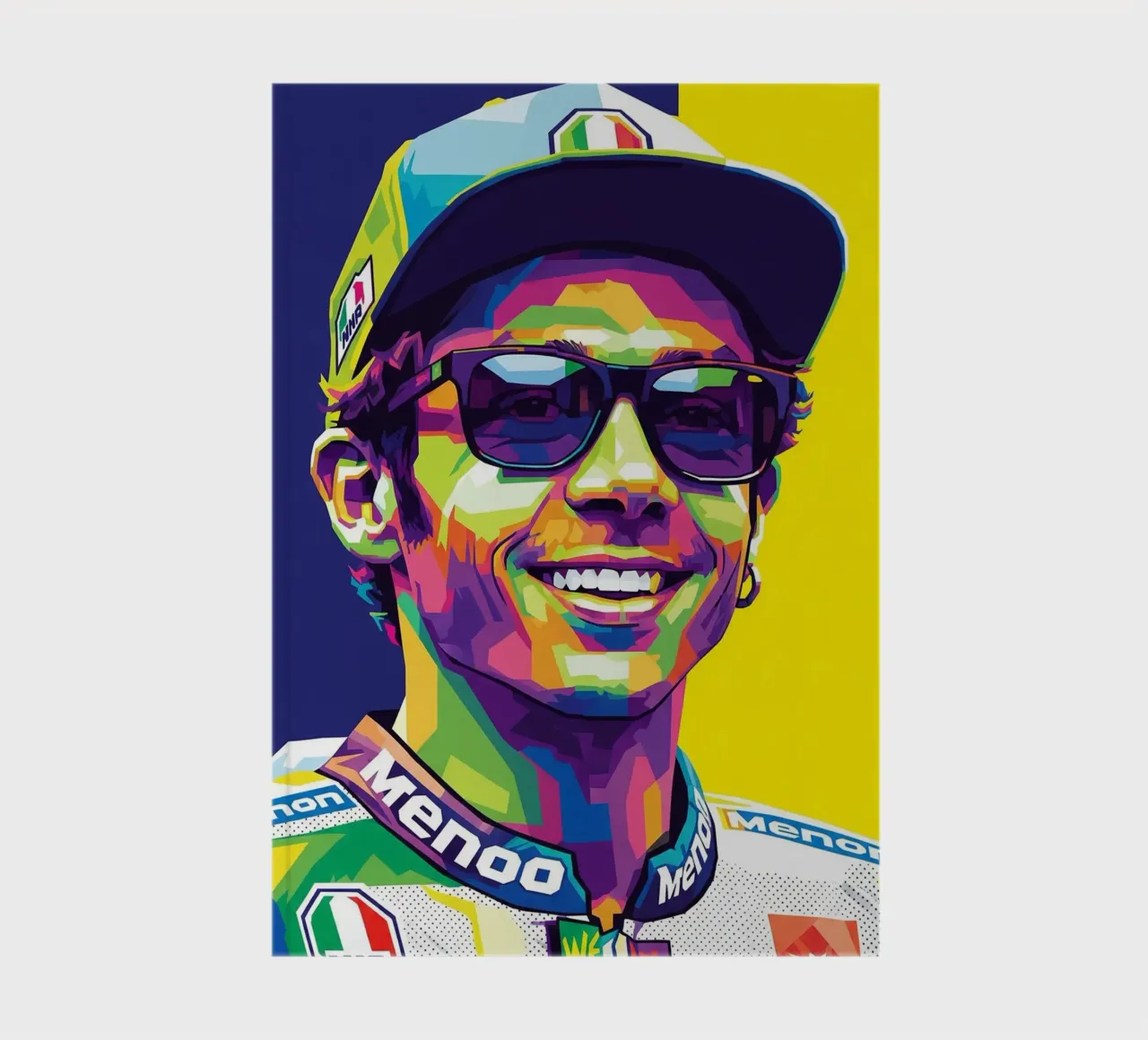 Valentino Rossi - WPAP art style (1) diario da Hantamrata