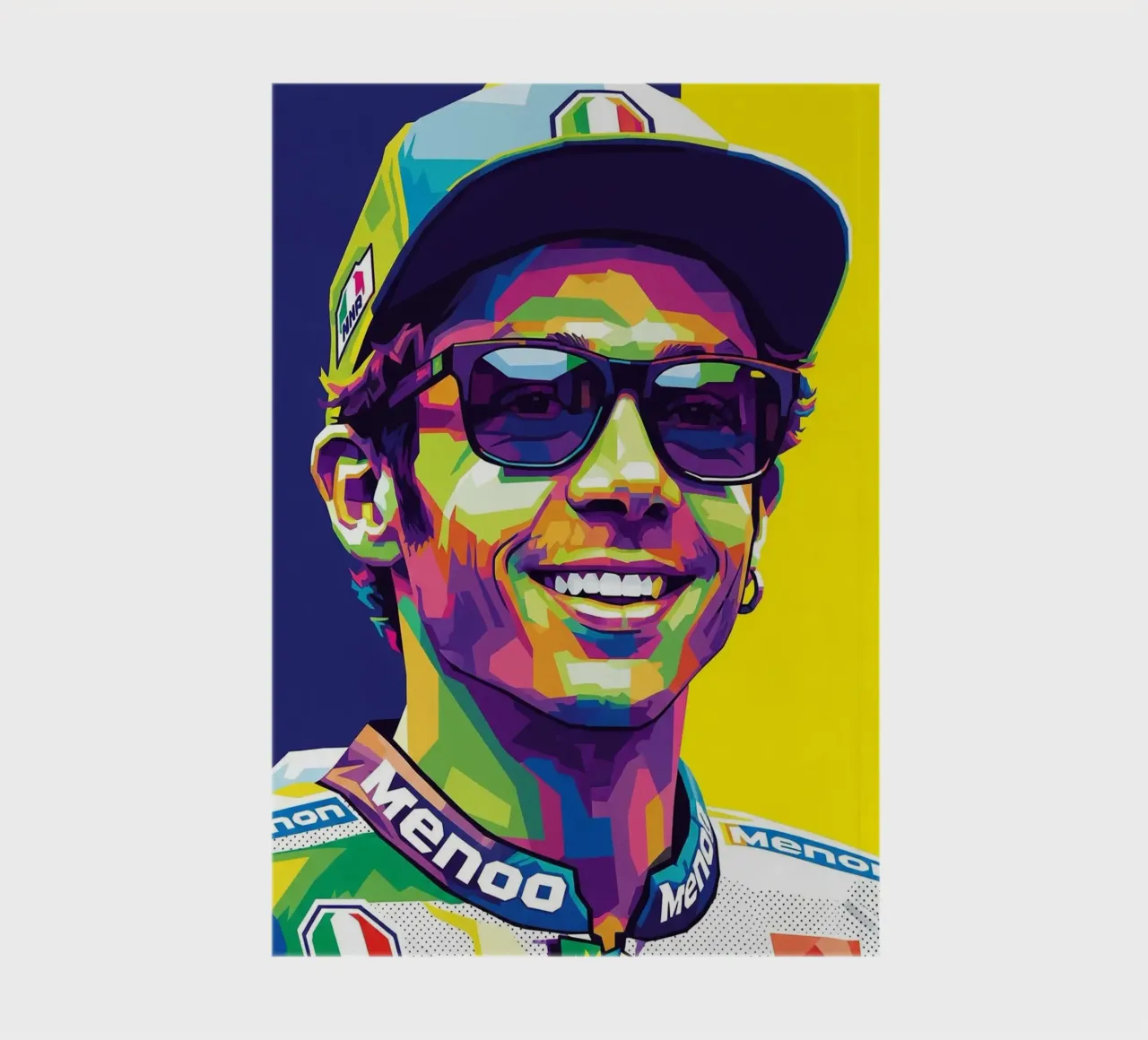 Valentino Rossi - WPAP art style (1) diario da Hantamrata