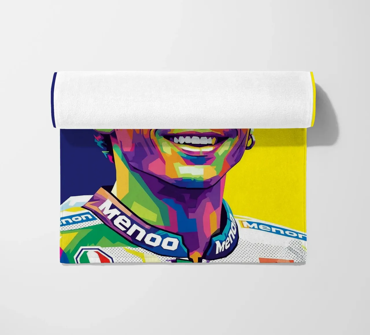 Valentino Rossi - WPAP art style (1) telo mare da Hantamrata
