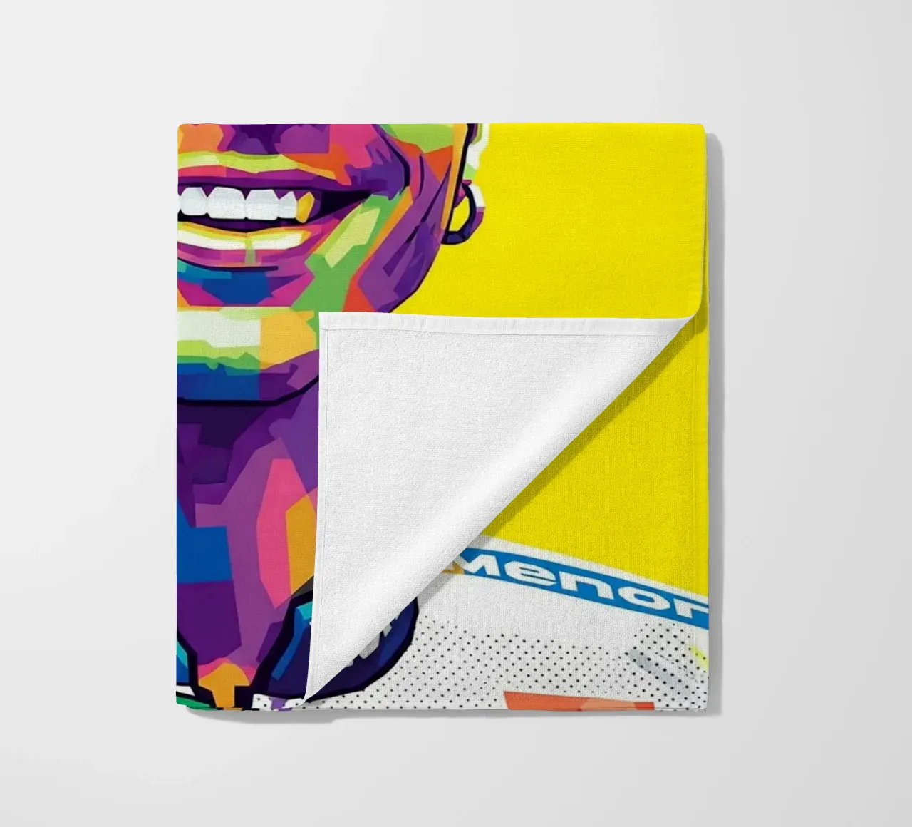 Valentino Rossi - WPAP art style (1) telo mare da Hantamrata