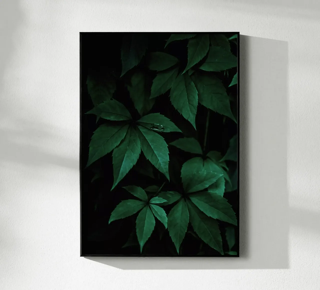 Dark Leaves 7 plexiglass da Mareike Böhmer Photography