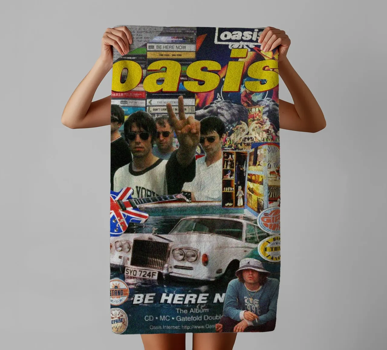 Oasis Night Harmony Beats Handtuch von rendikeep