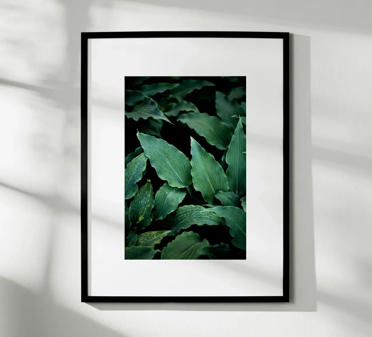 Dark Leaves 15 poster con telaio in plastica da Mareike Böhmer Photography