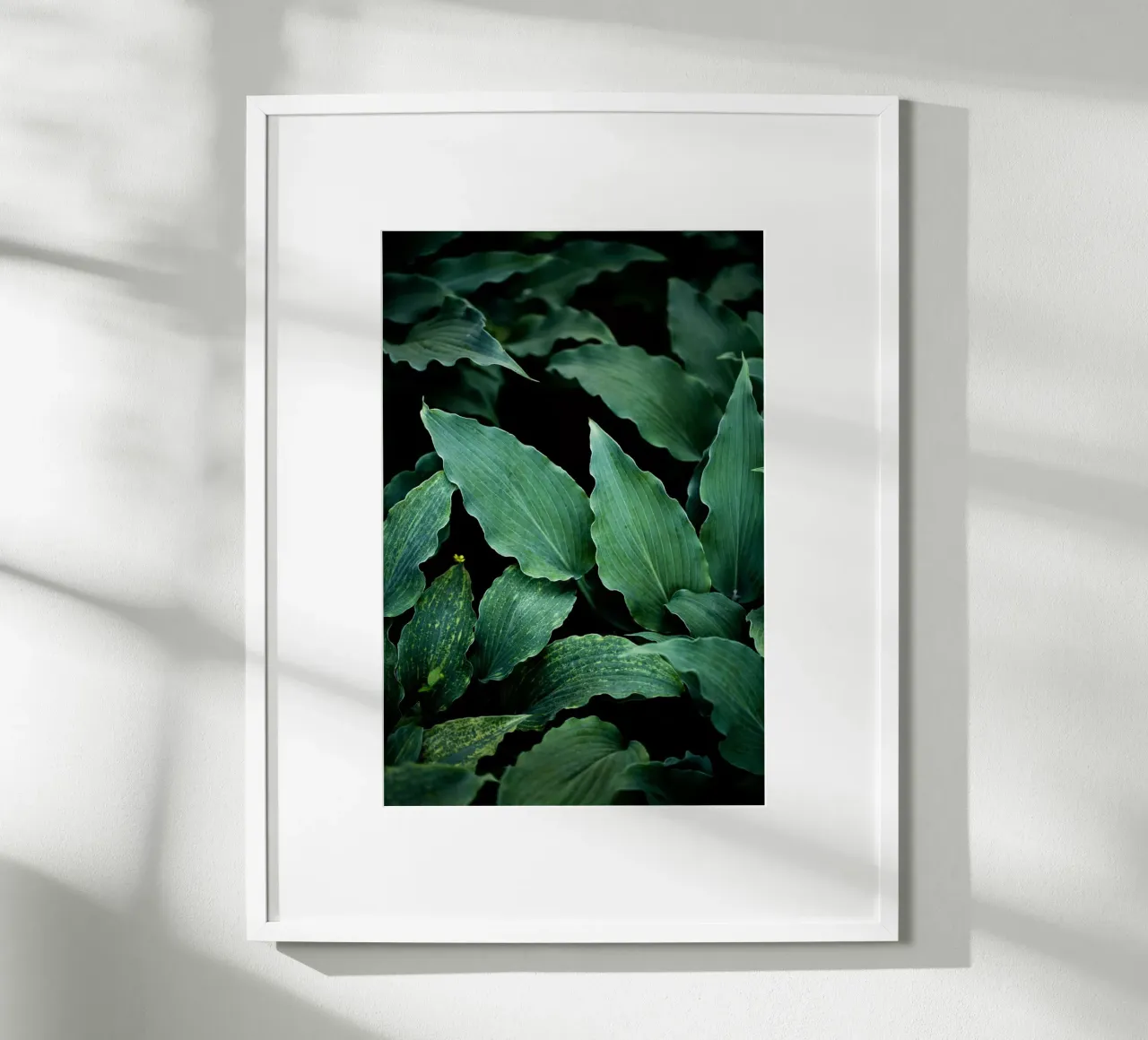 Dark Leaves 15 poster con telaio in plastica da Mareike Böhmer Photography