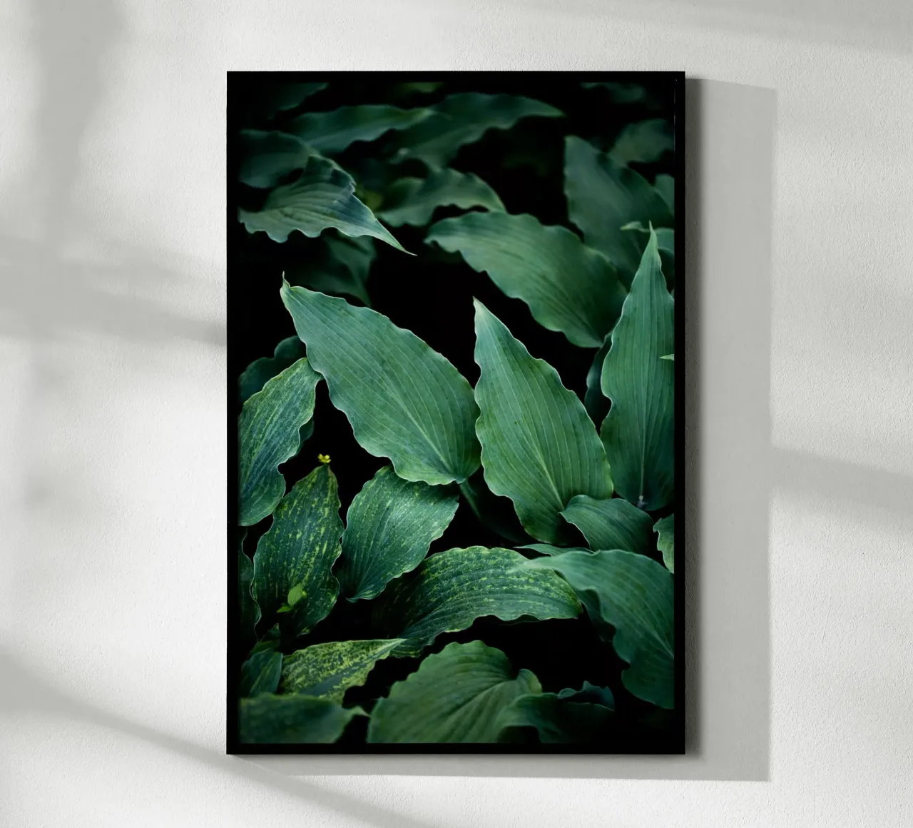Dark Leaves 15 poster con telaio in plastica da Mareike Böhmer Photography