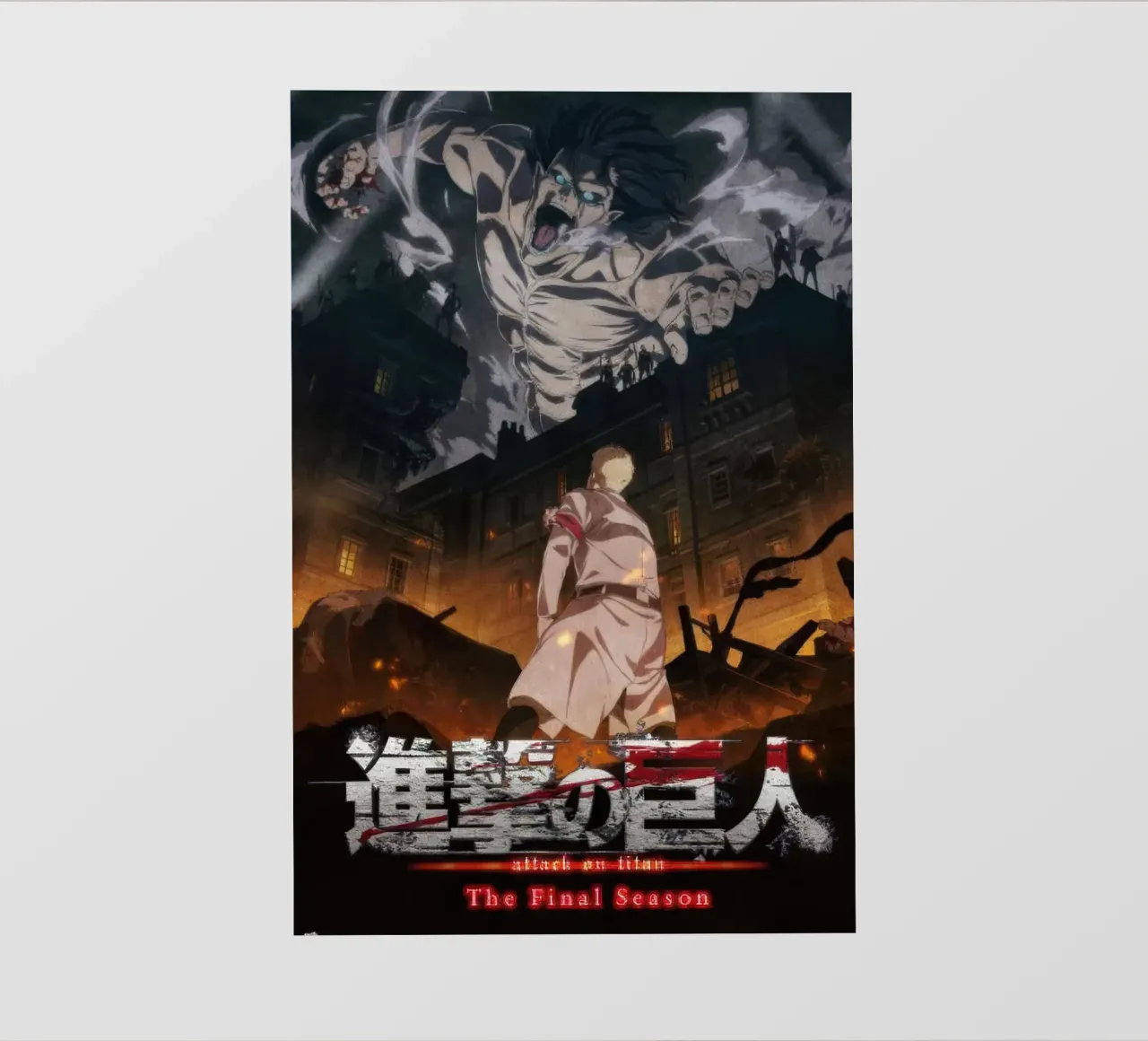 Attack on Titan - Asalto lámina retroiluminada de NImenims