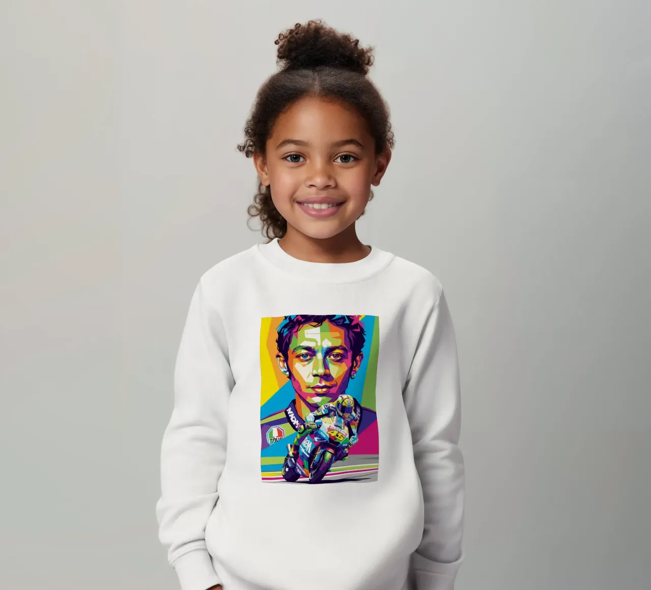 Valentino Rossi - WPAP art style (2) felpa bambino da Hantamrata