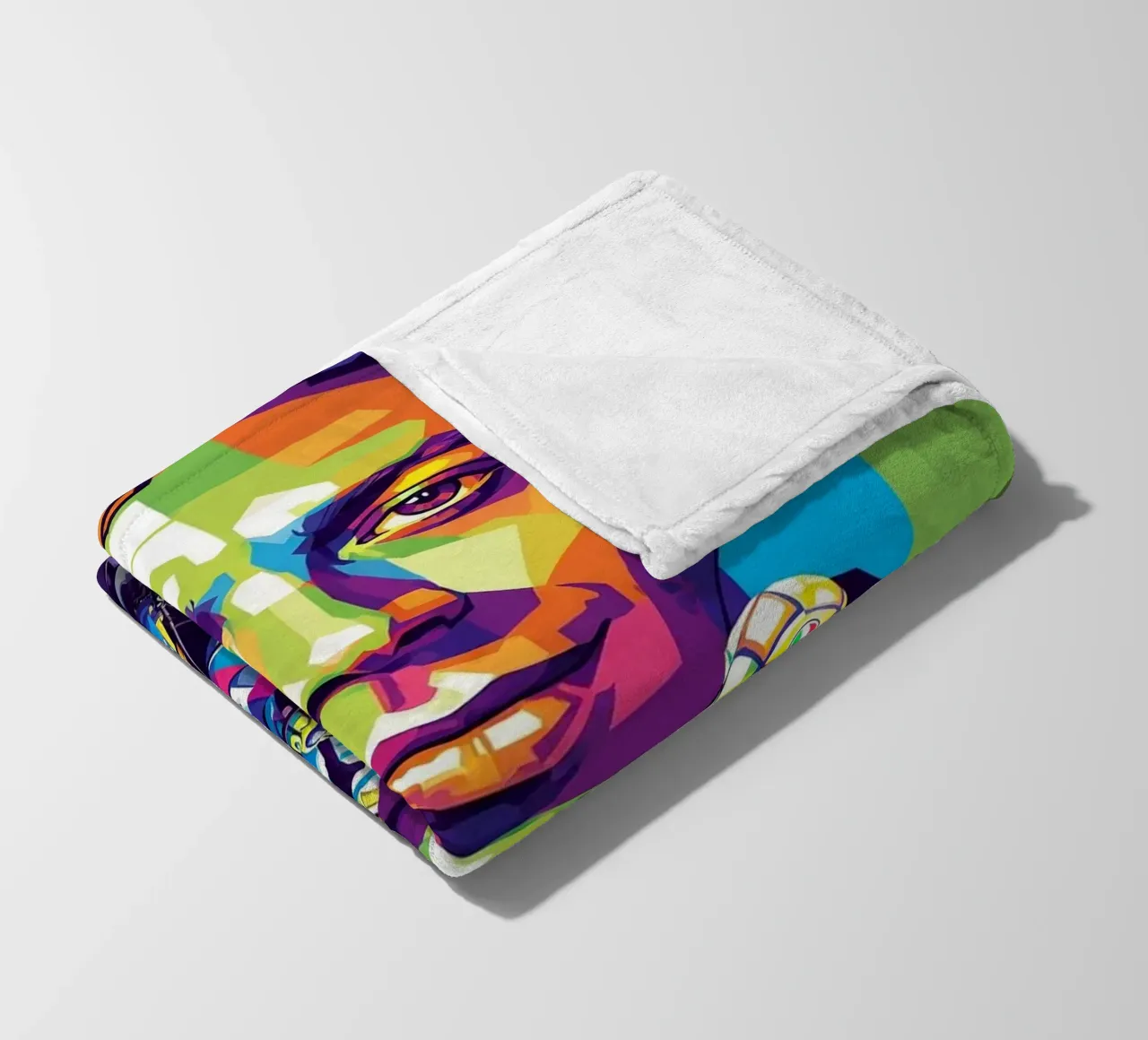 Valentino Rossi - WPAP art style (2) coperta in pile da Hantamrata