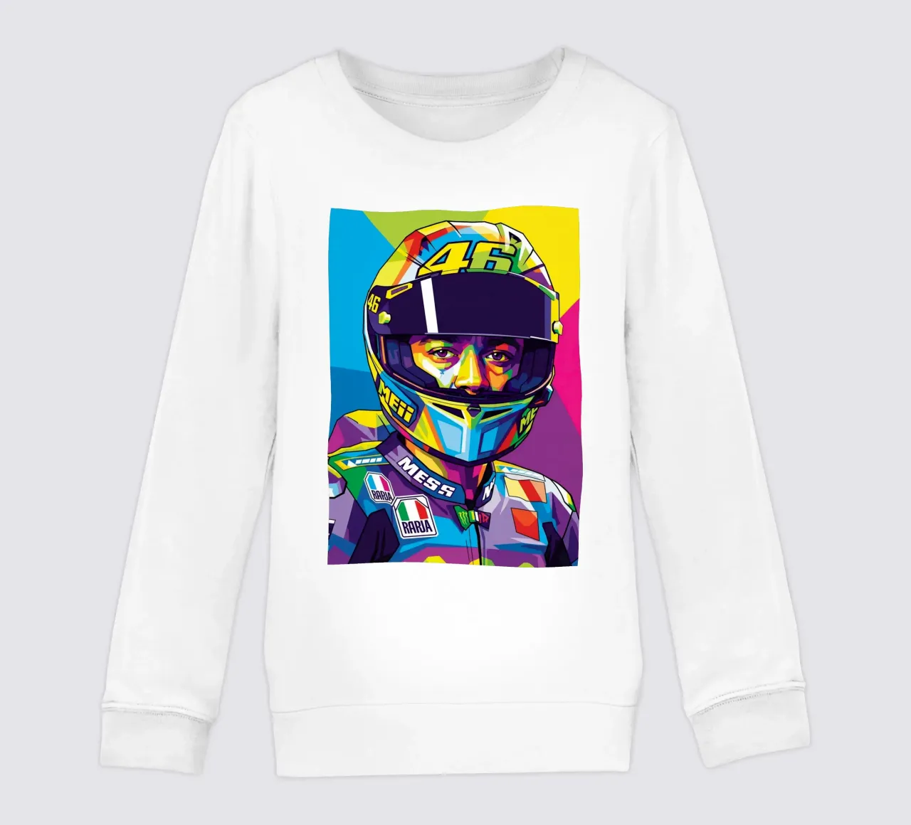 Valentino Rossi - WPAP art style (3) felpa bambino da Hantamrata