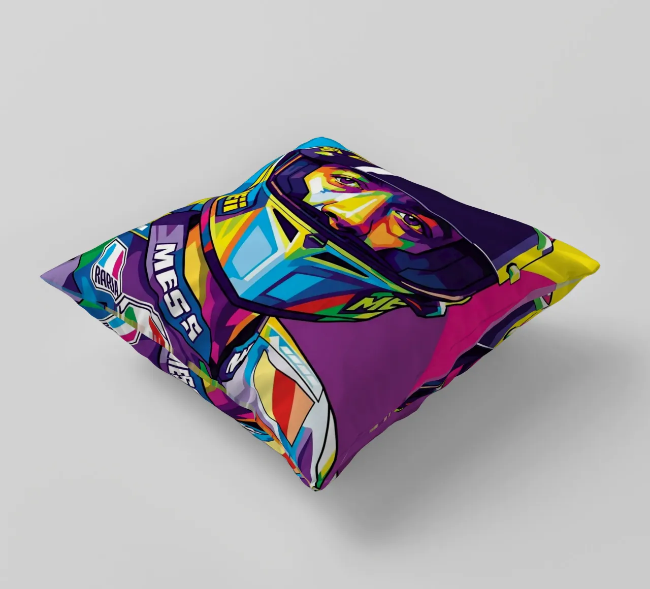 Valentino Rossi - WPAP art style (3) cuscino da Hantamrata