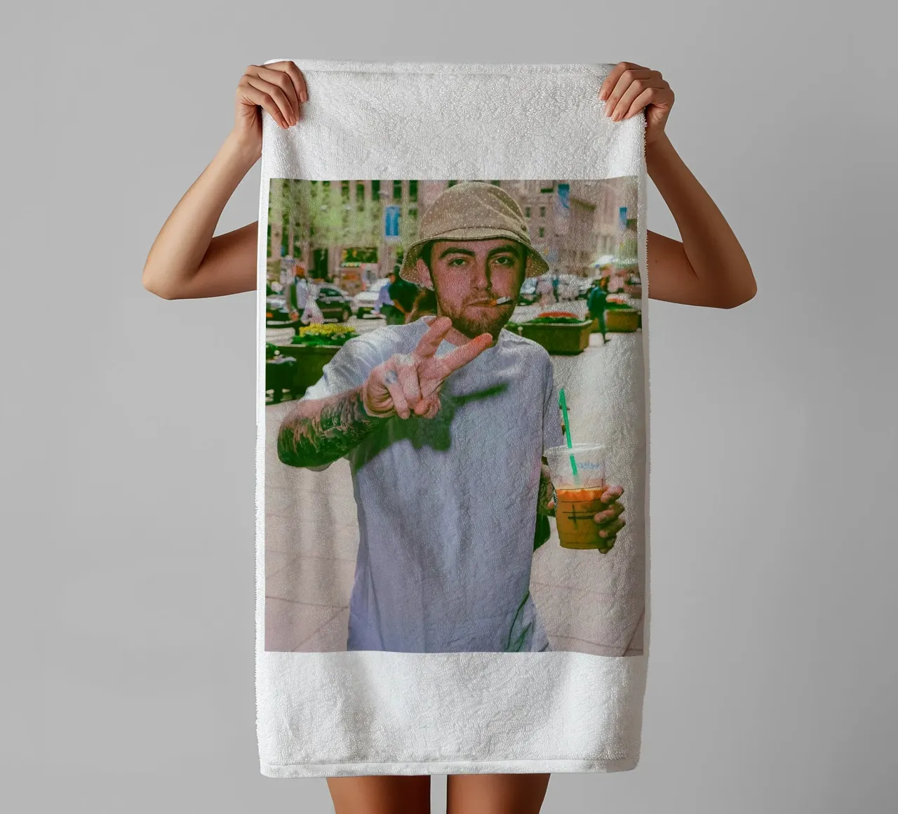 Lo stile cool di Mac Miller asciugamano da bagno da softseilish