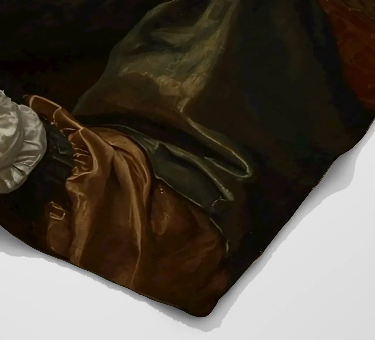 Giovane ragazza intenta a leggere un libro in una stanza elegante coperta in pile da DesignDoodle