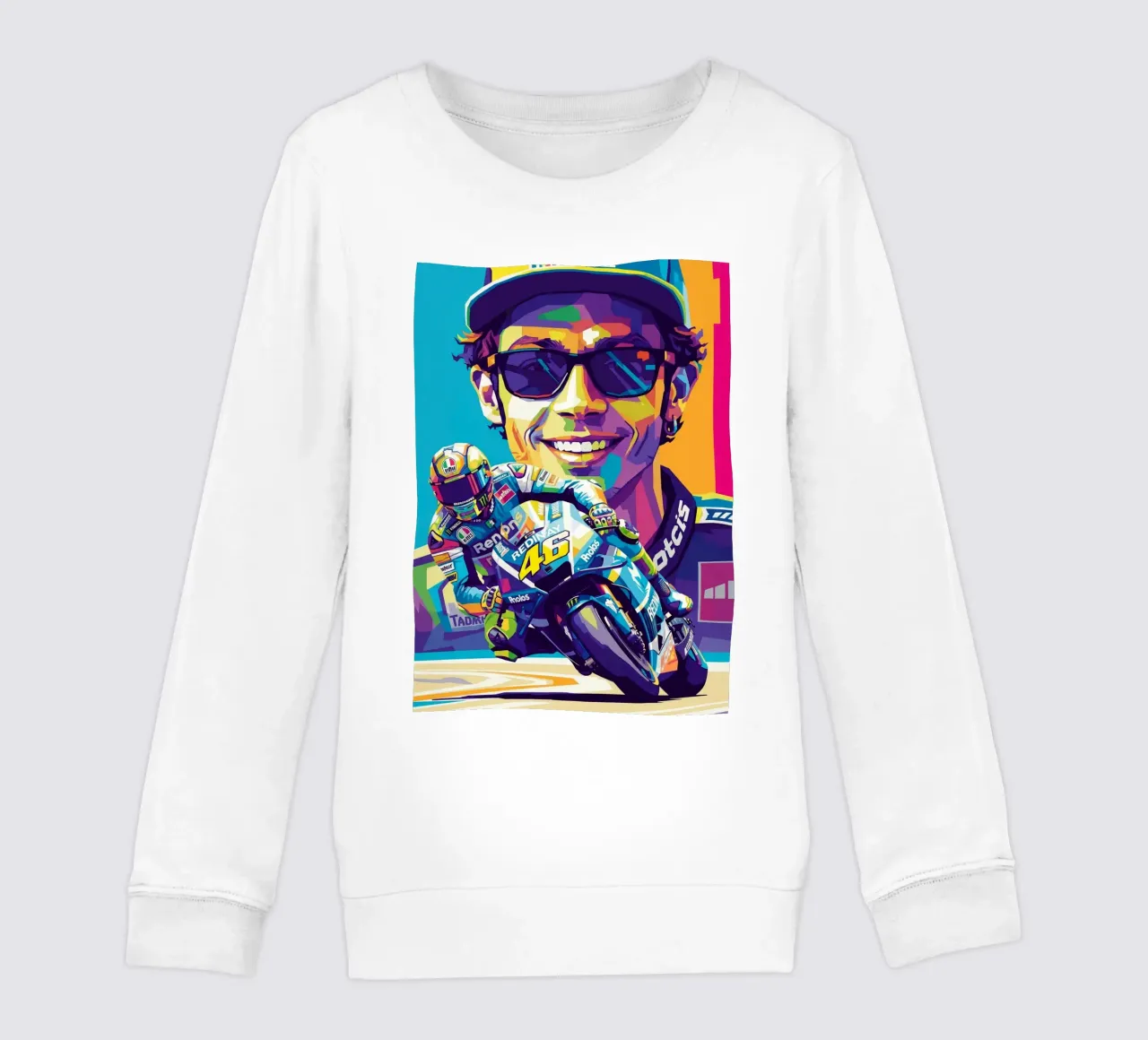 Valentino Rossi - WPAP art style (4) felpa bambino da Hantamrata