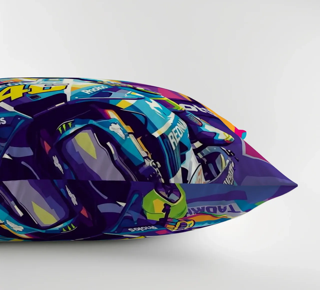 Valentino Rossi - WPAP art style (4) cuscino da Hantamrata