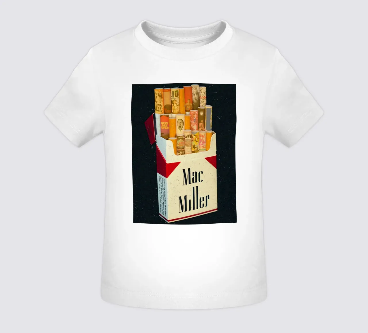 Sigaretta Mac Miller maglietta neonato da softseilish
