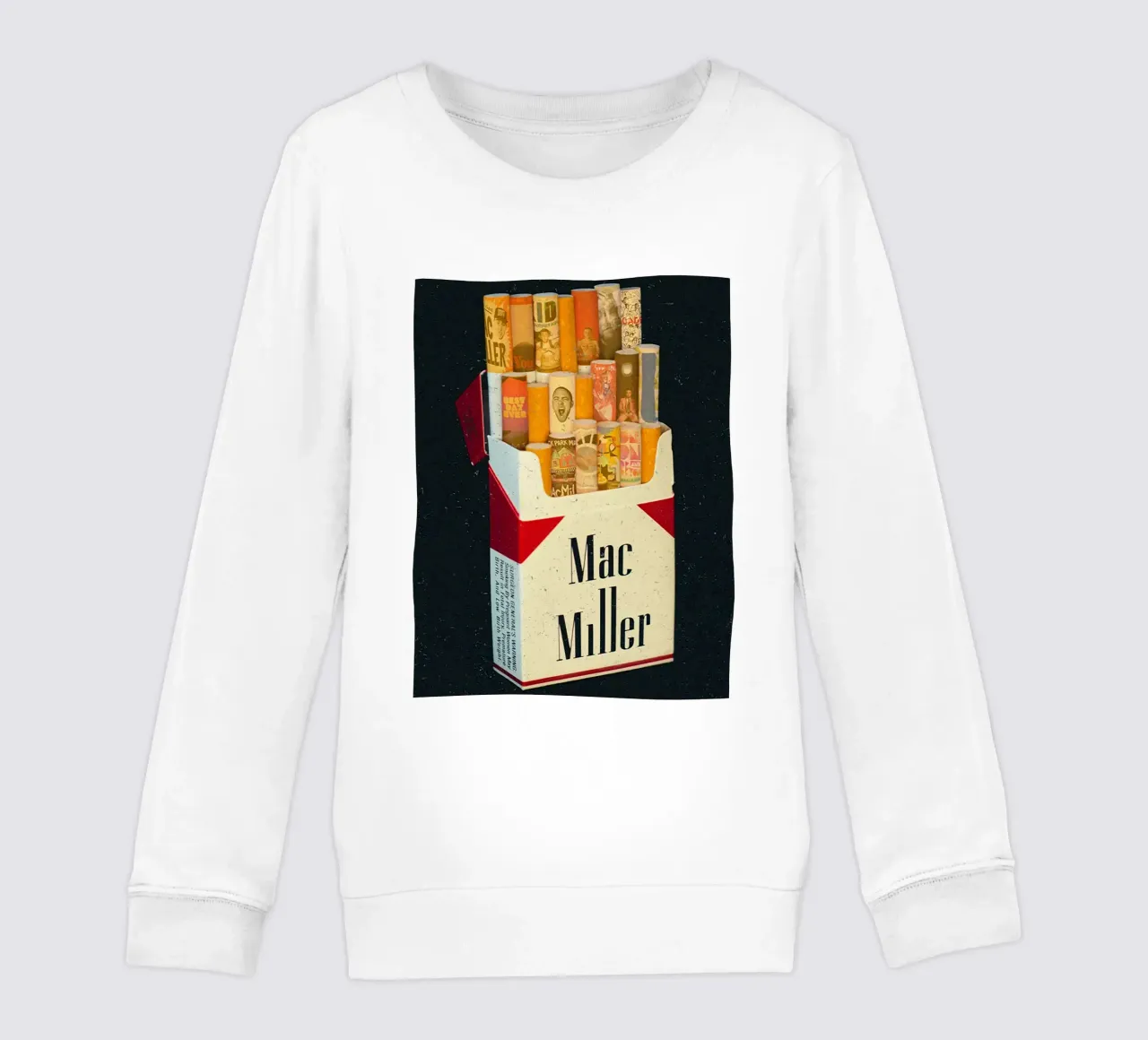 Sigaretta Mac Miller felpa bambino da softseilish