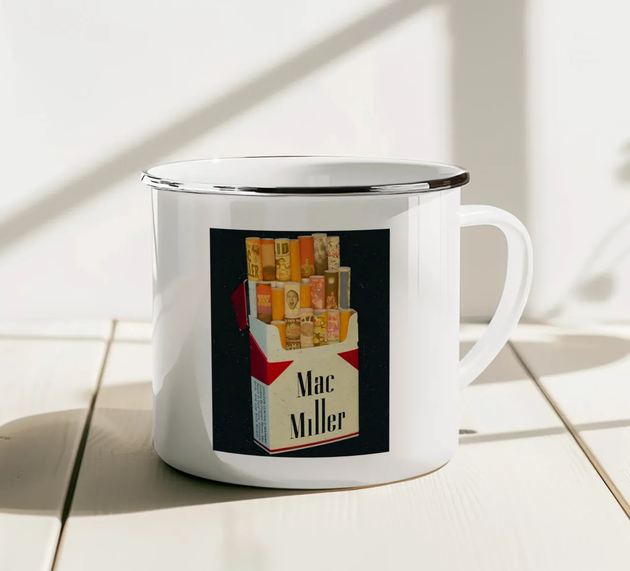 Sigaretta Mac Miller tazza in smalto da softseilish