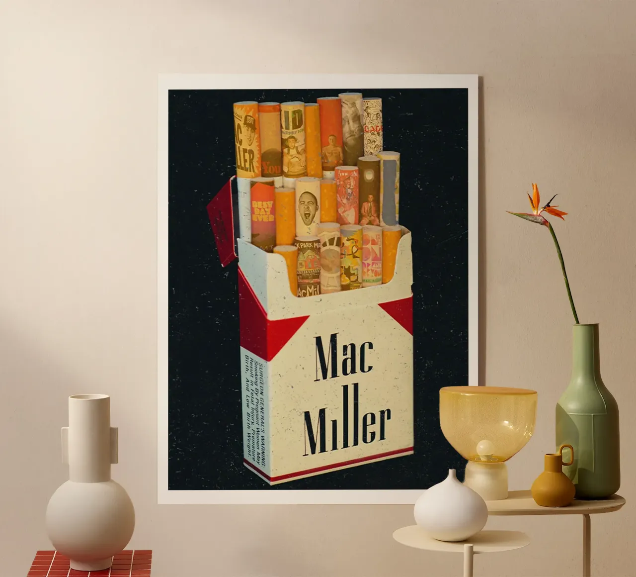 Sigaretta Mac Miller plexiglass da softseilish