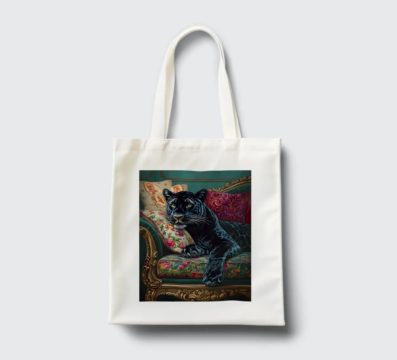 Puma su un divano di lusso borsa in juta da 🥝 KIWI STORE
