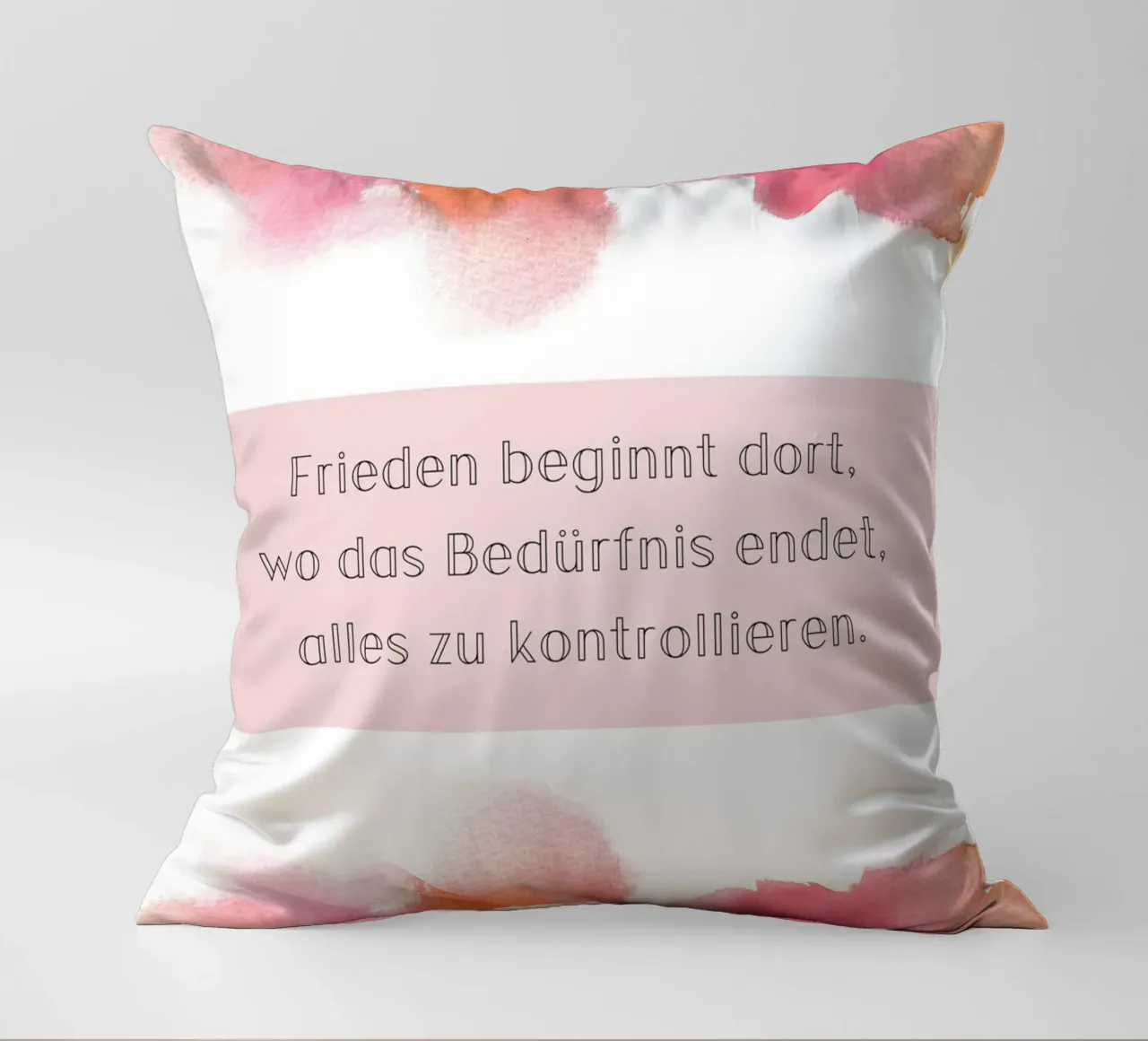 Frieden beginnt cuscino da AESTHETIC VIBES by Isabel