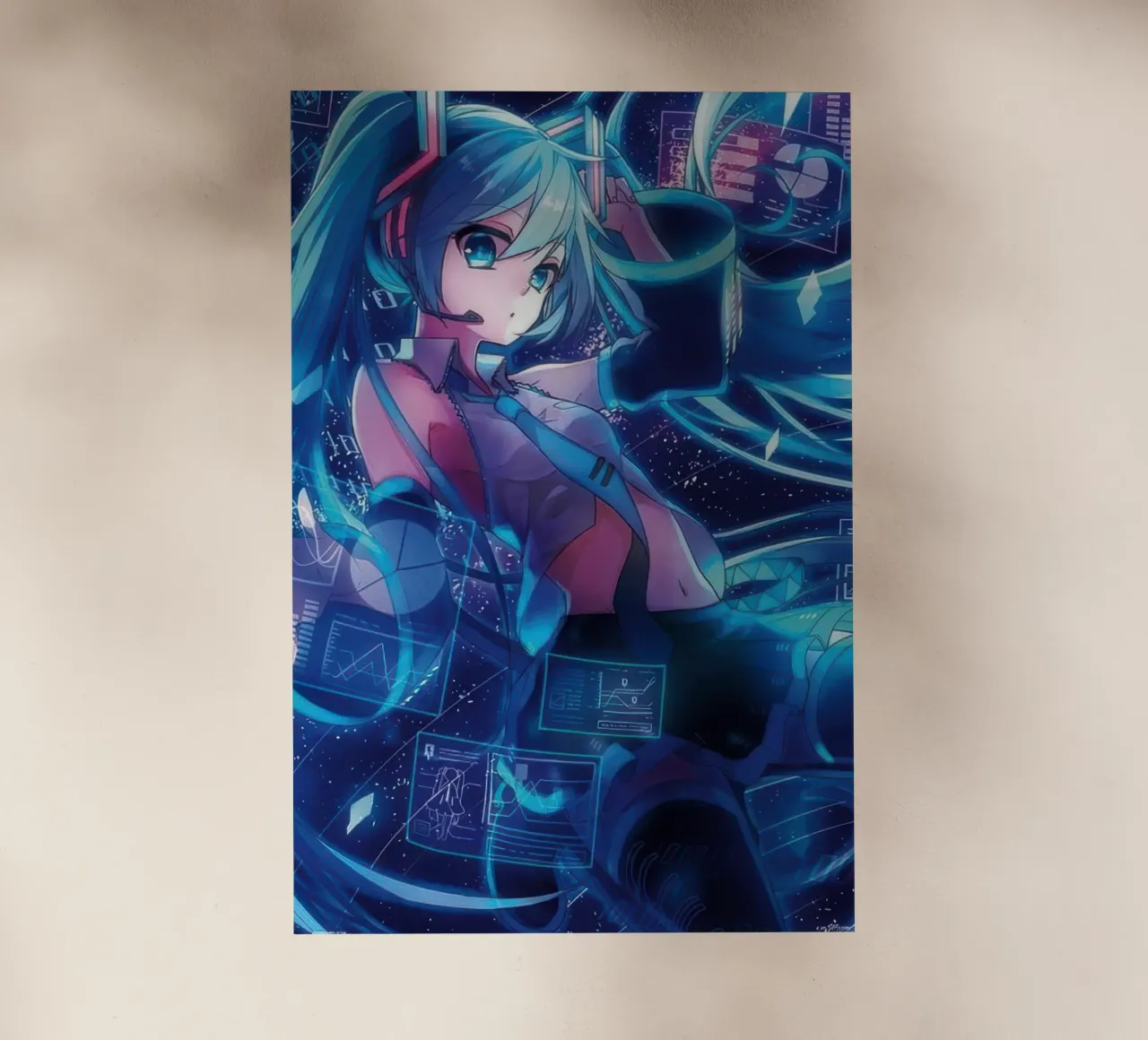 Hatsune Miku pellicola backlit da NImenims