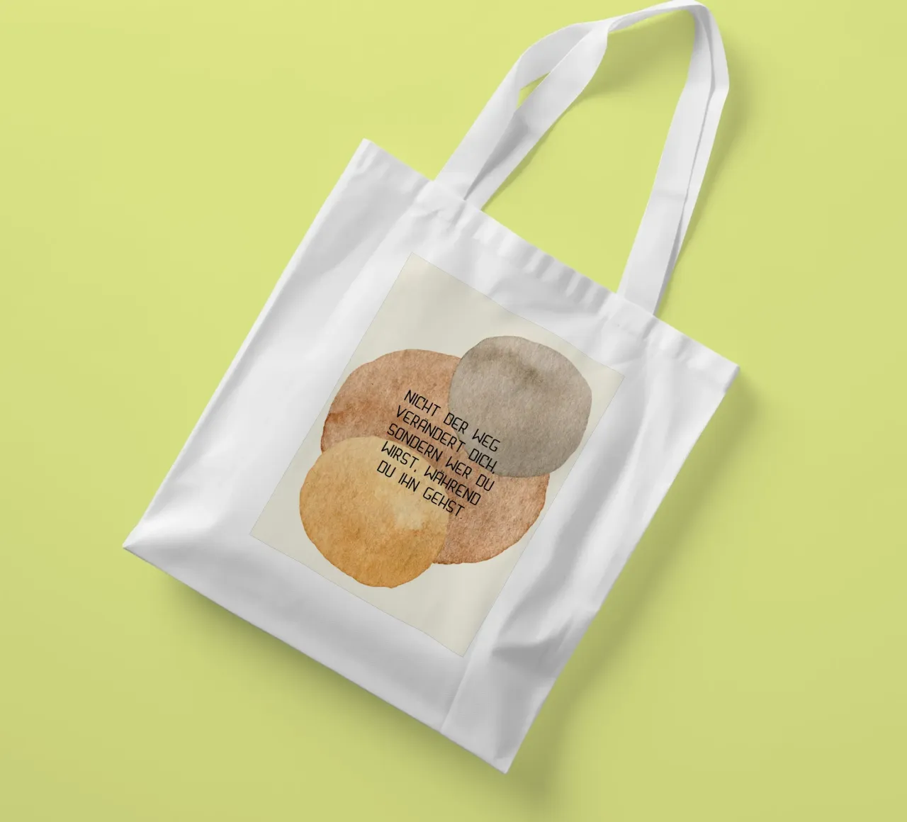 Veränderung-Weg borsa in juta da AESTHETIC VIBES by Isabel