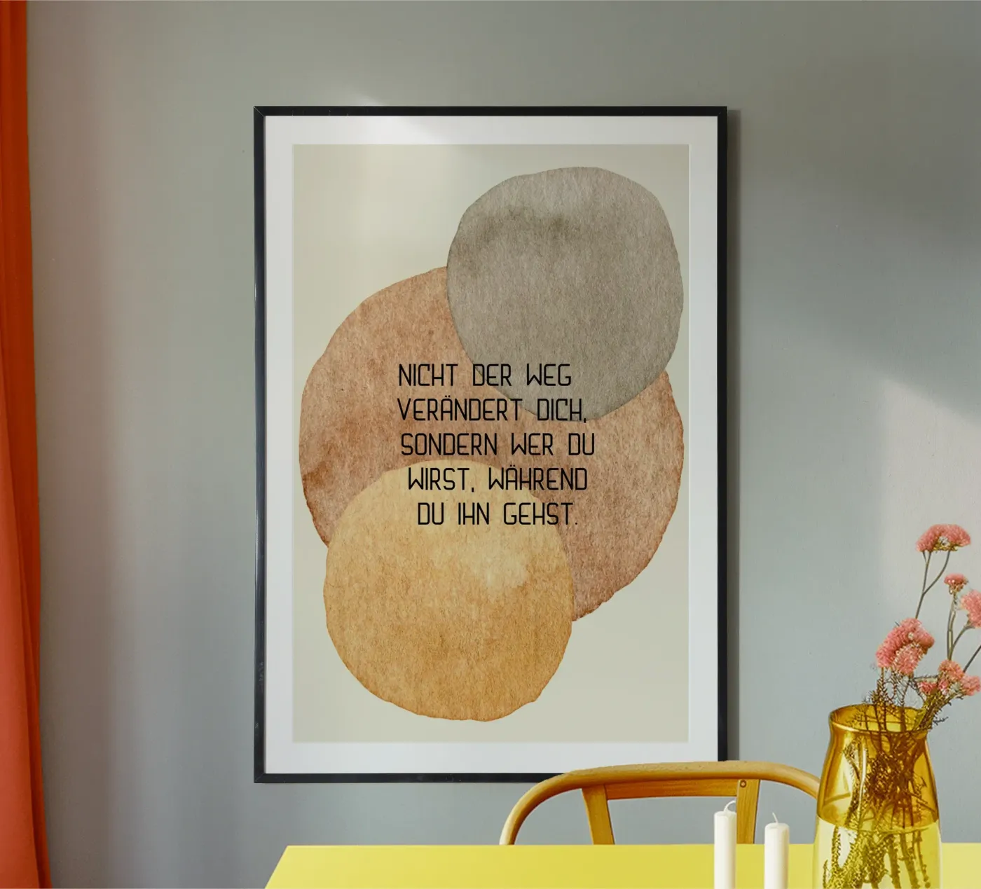 Veränderung-Weg poster da isabels_wunderwelt_digital_art