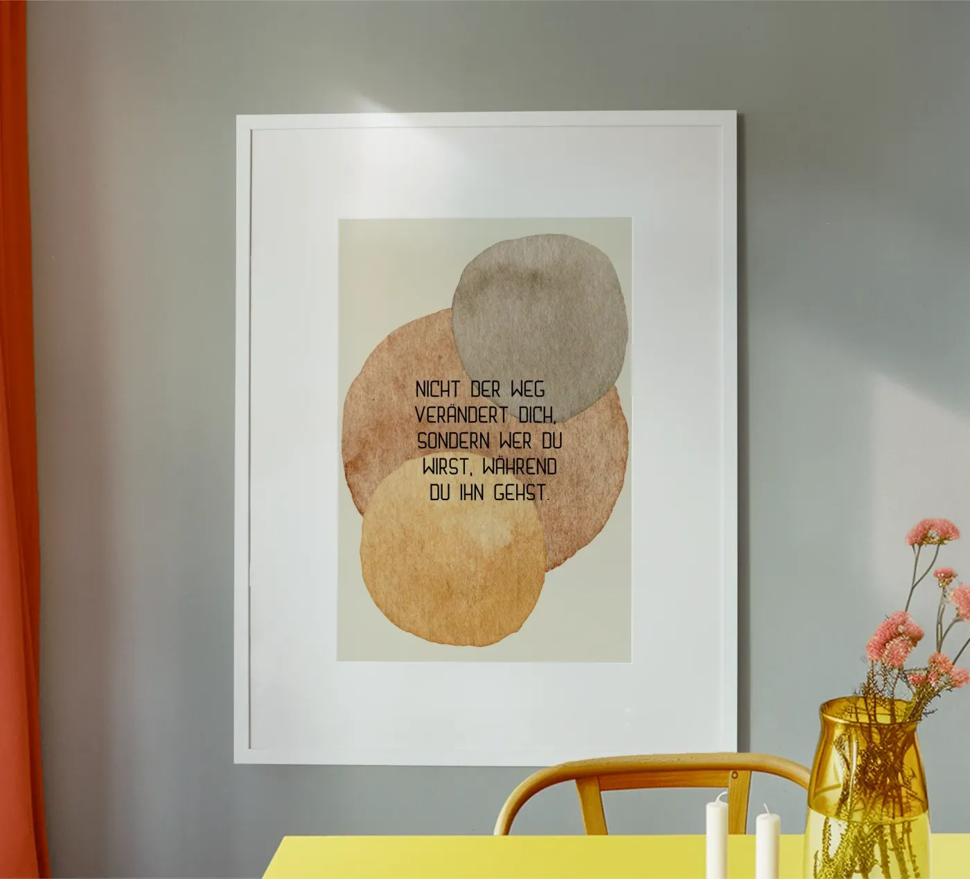 Veränderung-Weg poster da isabels_wunderwelt_digital_art