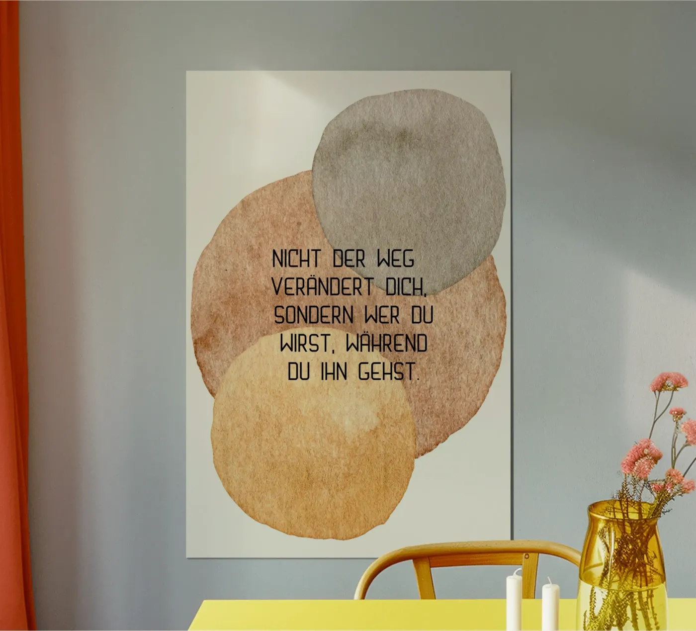 Veränderung-Weg poster da isabels_wunderwelt_digital_art